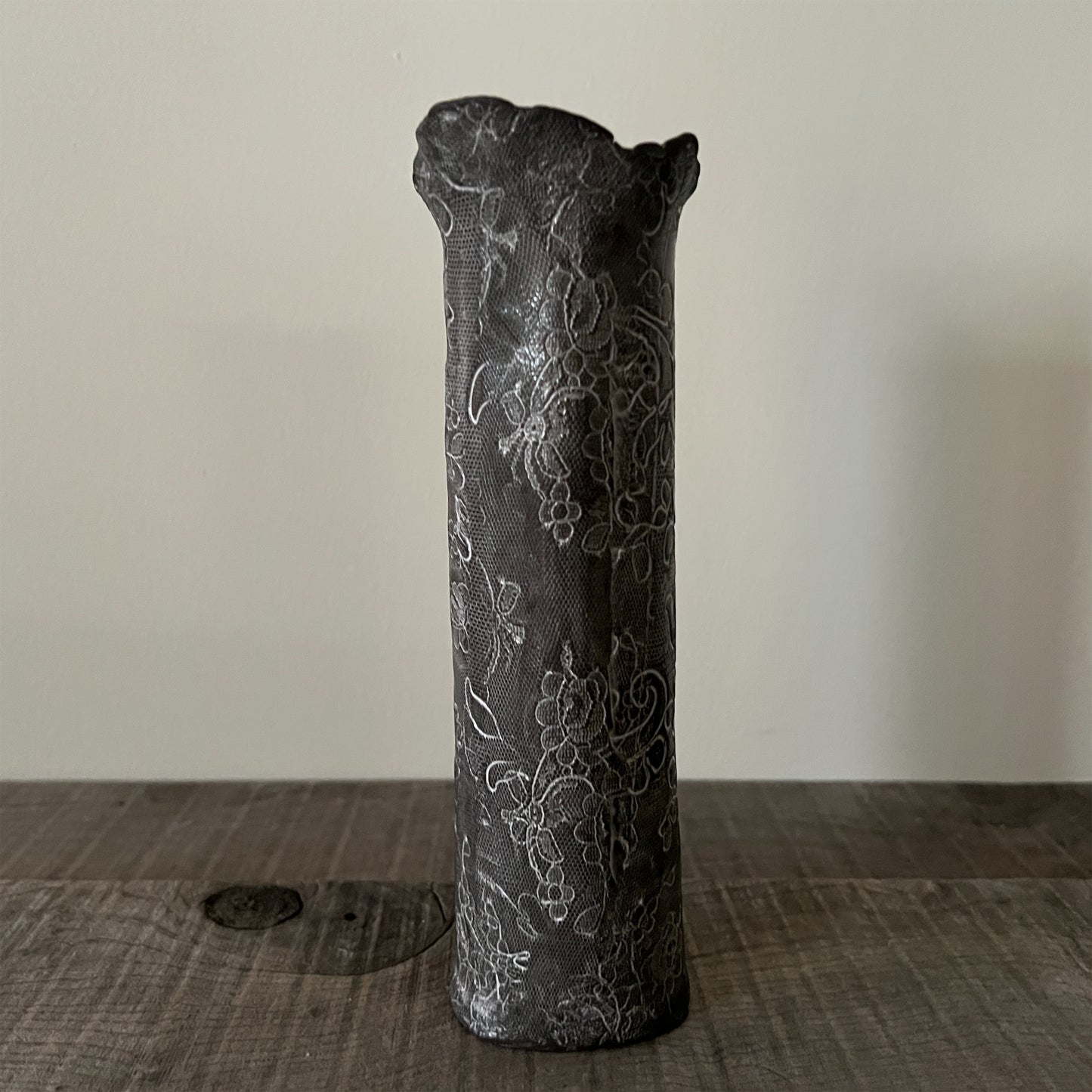 【 Valerie Casado】フラワーベース Vases Tubes Petit_Noir-1