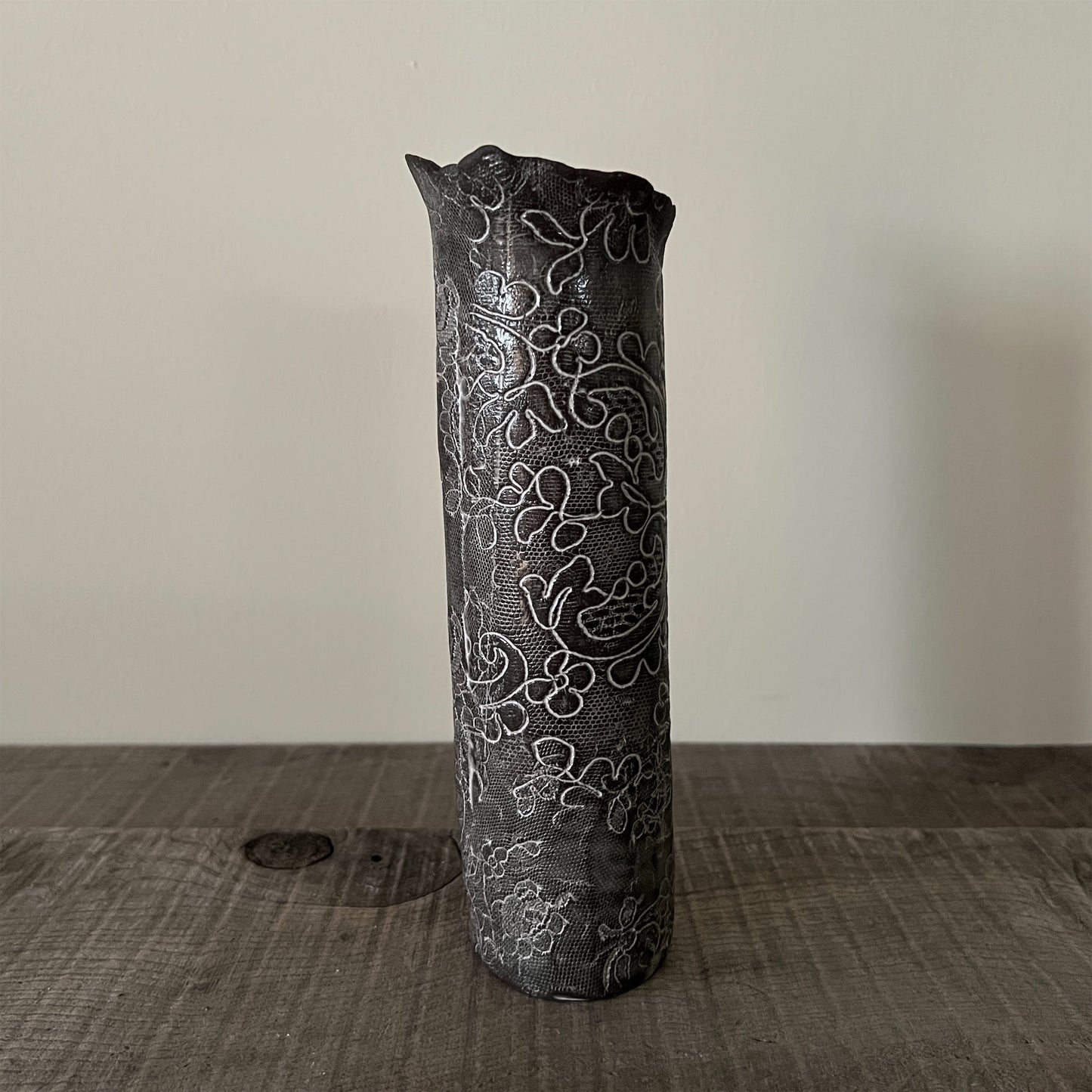 【 Valerie Casado】フラワーベース Vases Tubes Petit_Noir-1