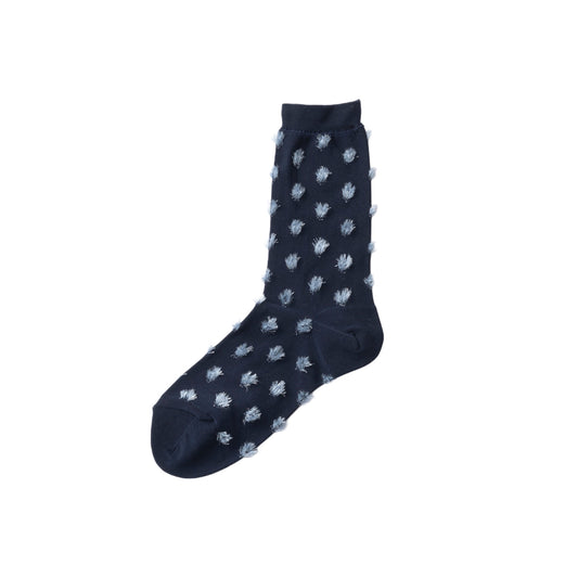 【TRICOTE】DOT FUR SOCKS