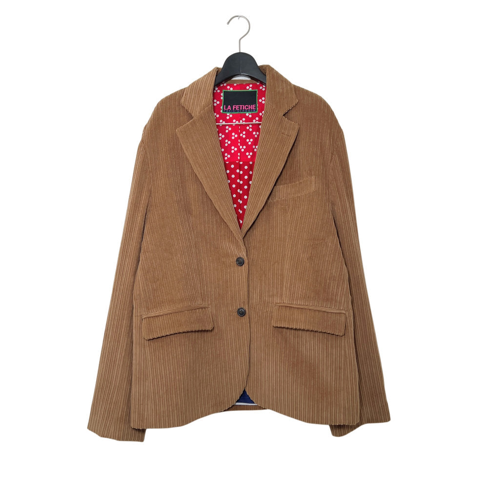 【LA FETICHE】Mens Style Corduroy Jacket