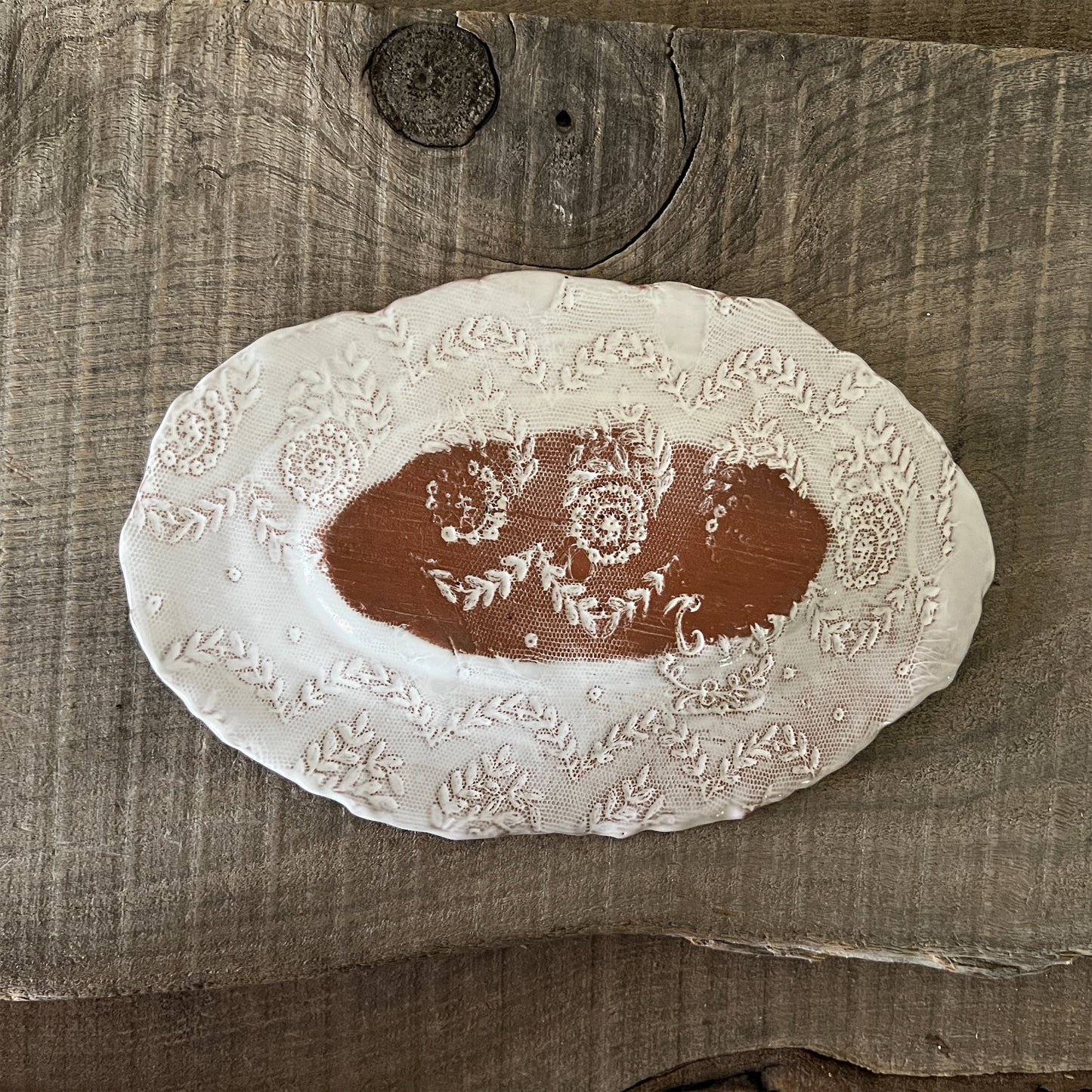 【 Valerie Casado】プレートS Fish Plates_Rouge-3