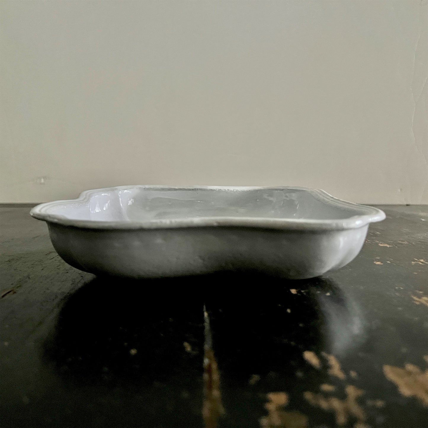 【Astier de Villatte】Green Bottle Soup Plate