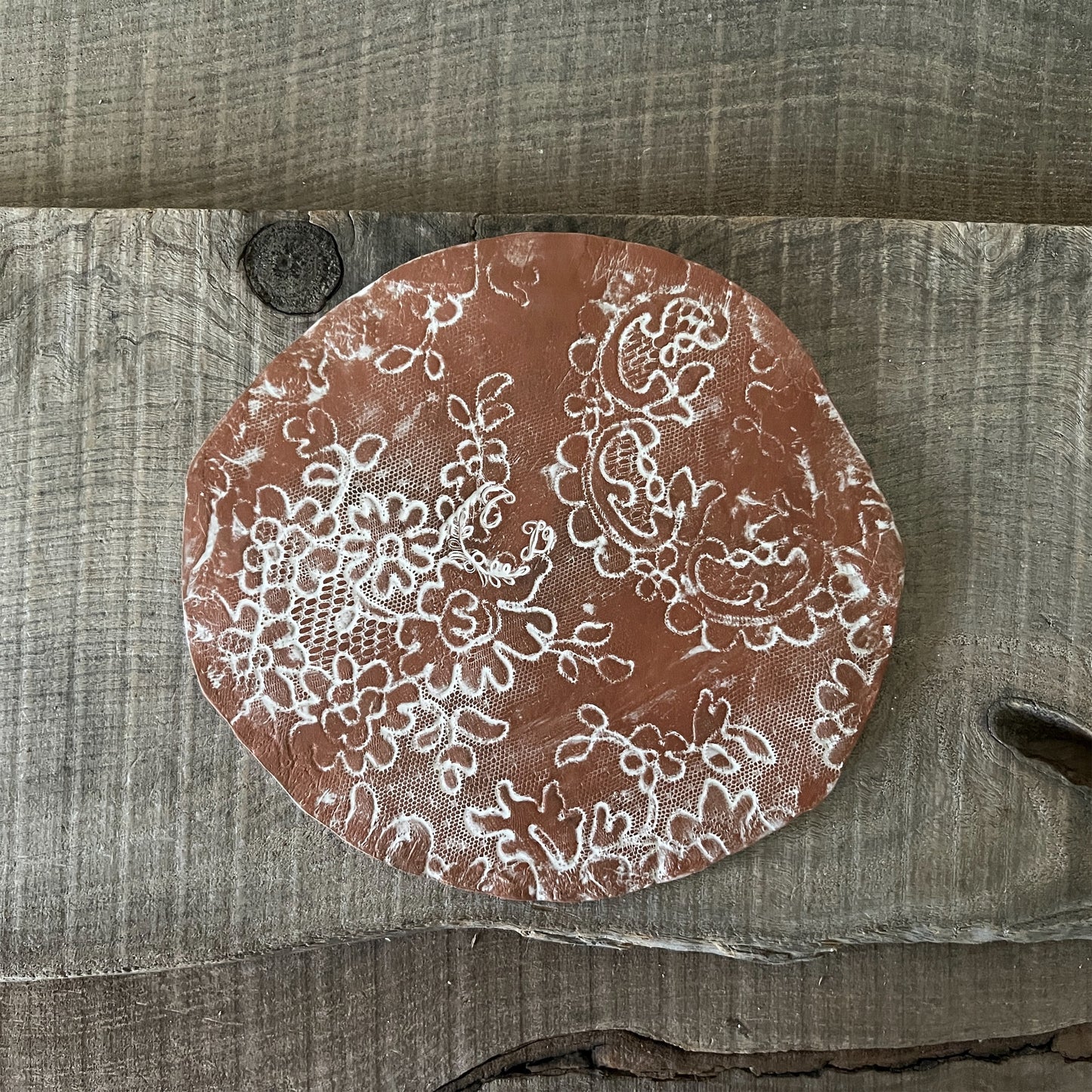 【 Valerie Casado】トレー Tray_flat plate_Rouge-3