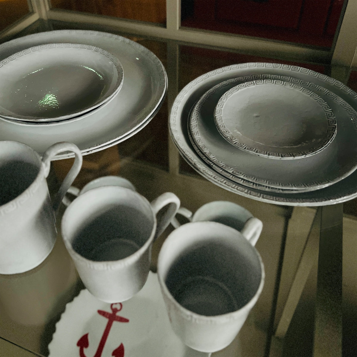 【Astier de Villatte】Grecque Saucer