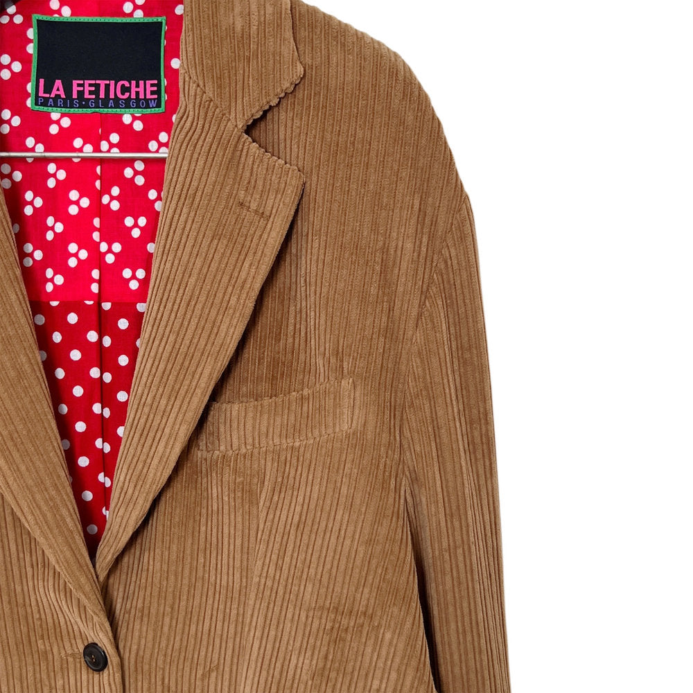 【LA FETICHE】Mens Style Corduroy Jacket