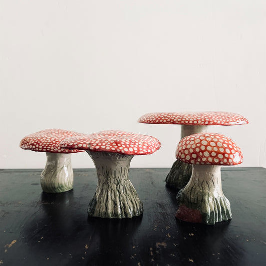 【Astier de Villatte】Girl Mushroom (Hand Painted)