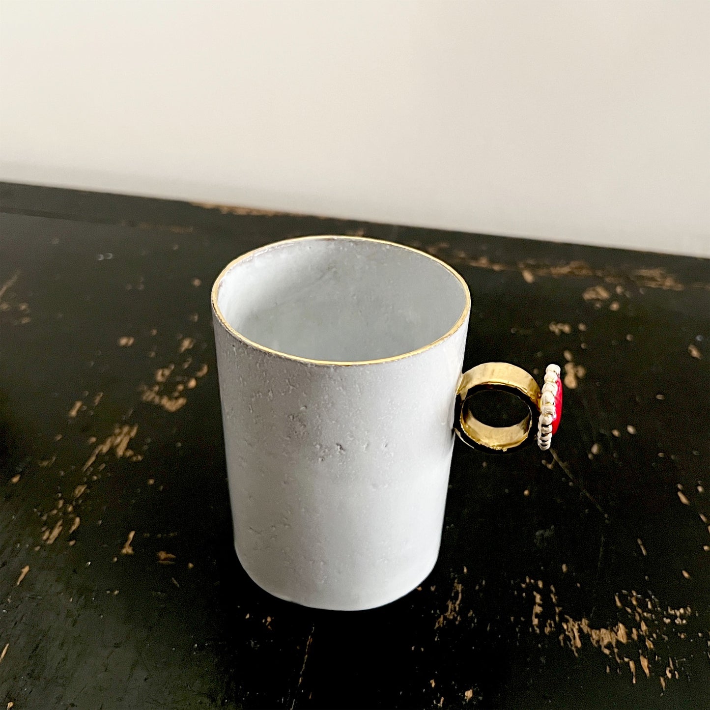 【Astier de Villatte】Serena Heart Ring Cup