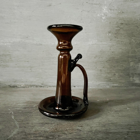 【La Soufflerie】キャンドルスタンド Porta Candele With Handle Dark Brown