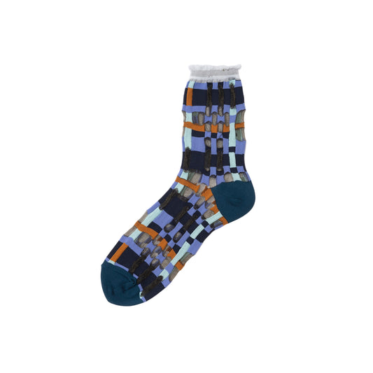 【TRICOTE】BLOCK CHECK SOCKS
