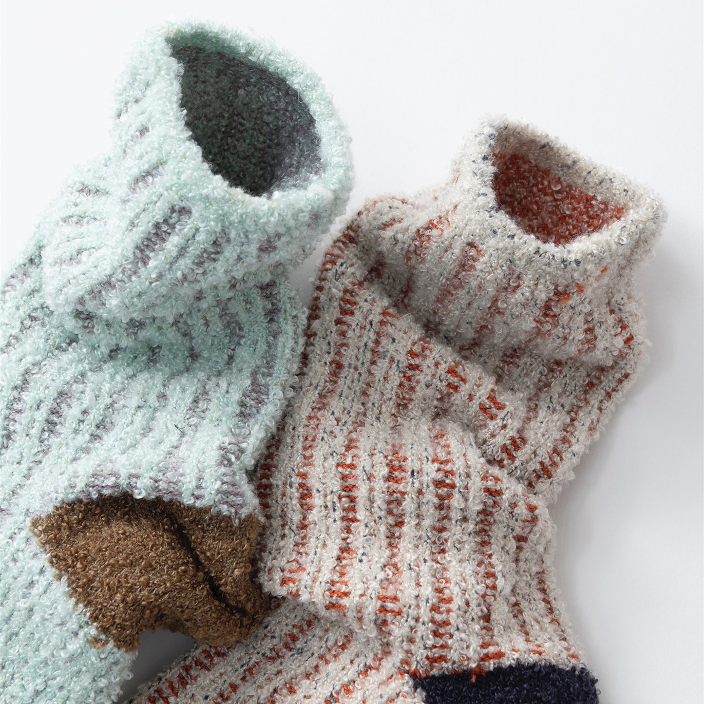 【TRICOTE】FOLDED RIB SOCKS