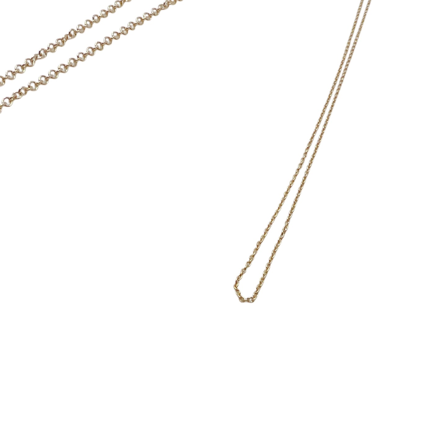 【helena rohner】flat glass pendant on gold plated brass chain