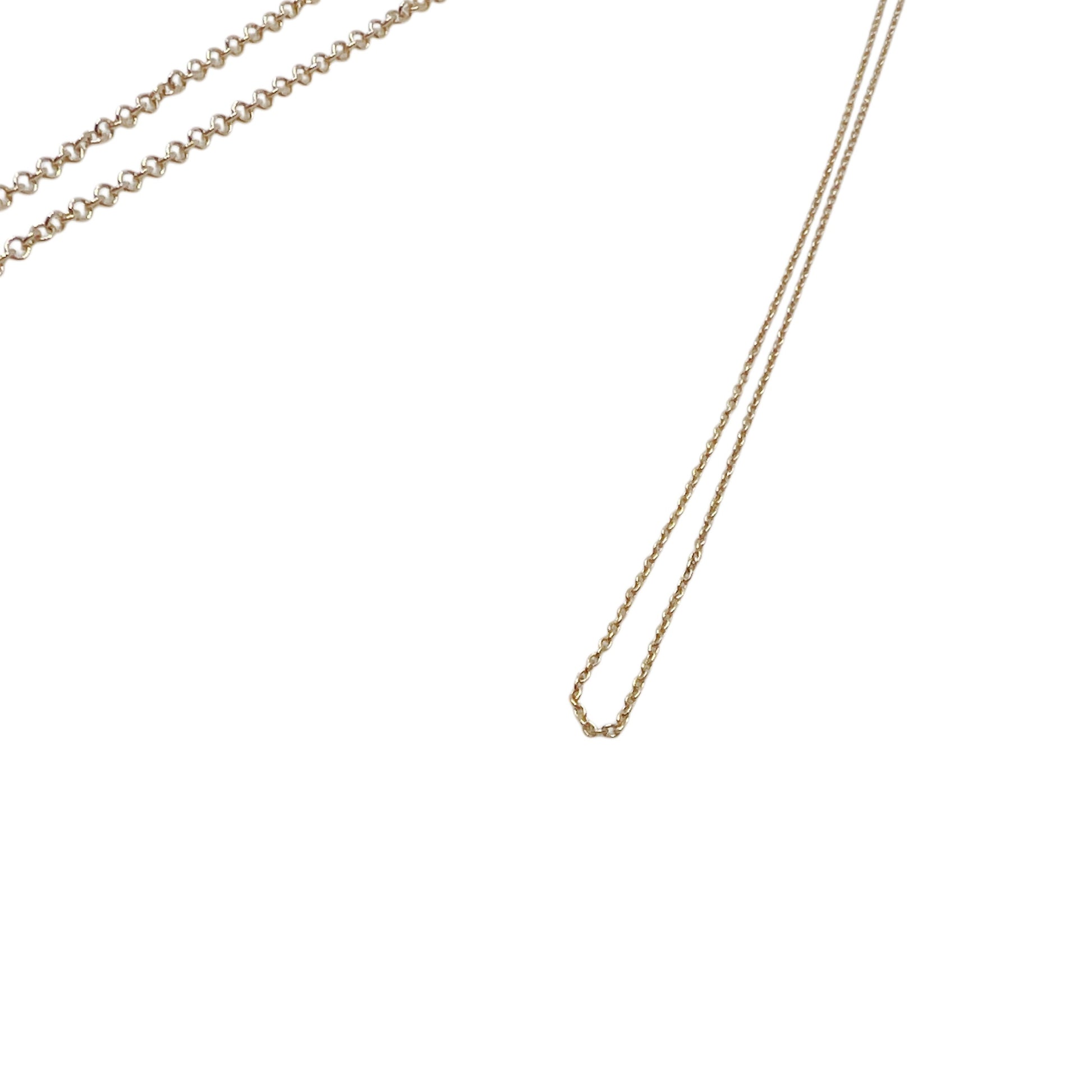 【helena rohner】flat glass pendant on gold plated brass chain