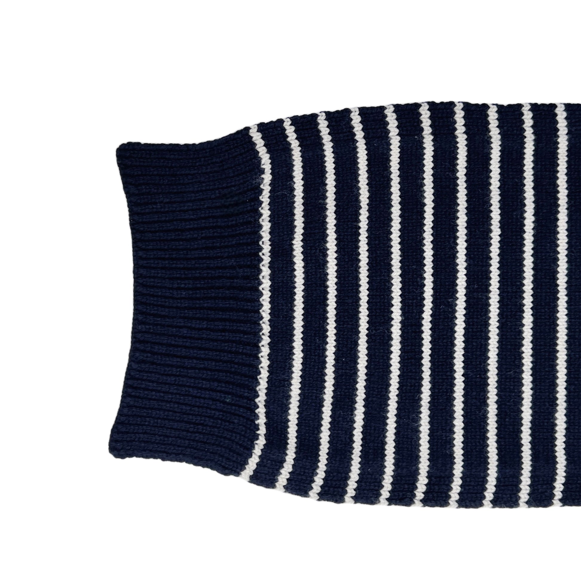【LA FETICHE】Argyle Striped Scarf / navy,red