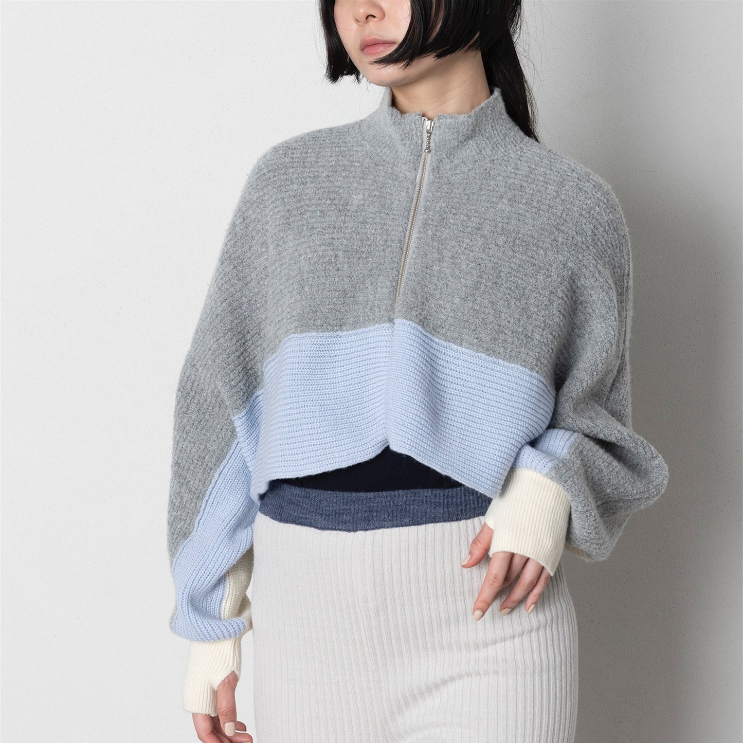 【TRICOTE】ARM SHAPED SWEATER