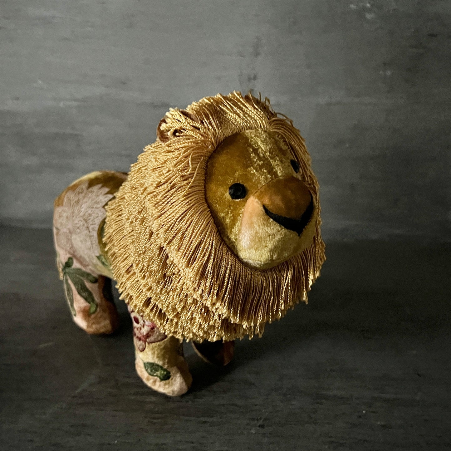 【Anke Drechsel】シルクベルベット Lion_Shaded Yellow