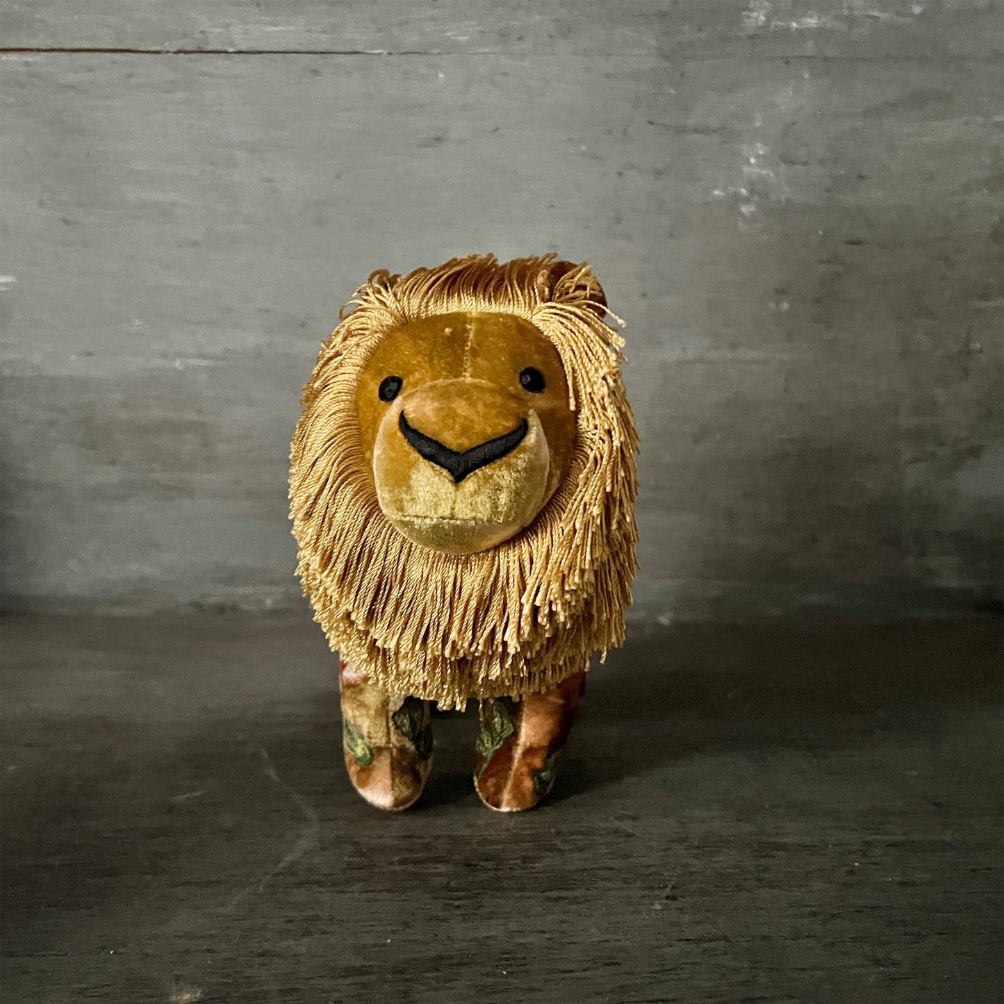 【Anke Drechsel】シルクベルベット Lion_Shaded Yellow