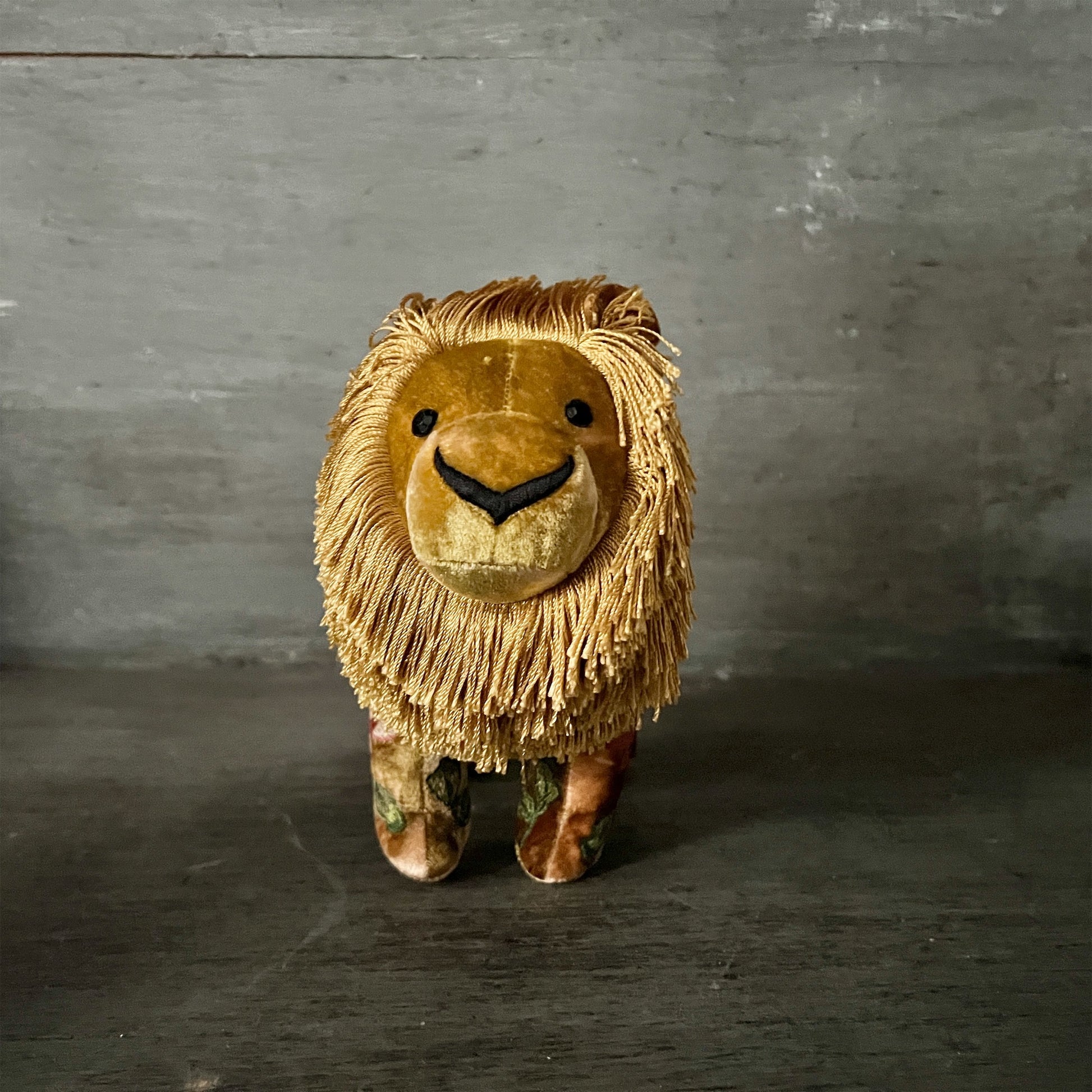 【Anke Drechsel】シルクベルベット Lion_Shaded Yellow