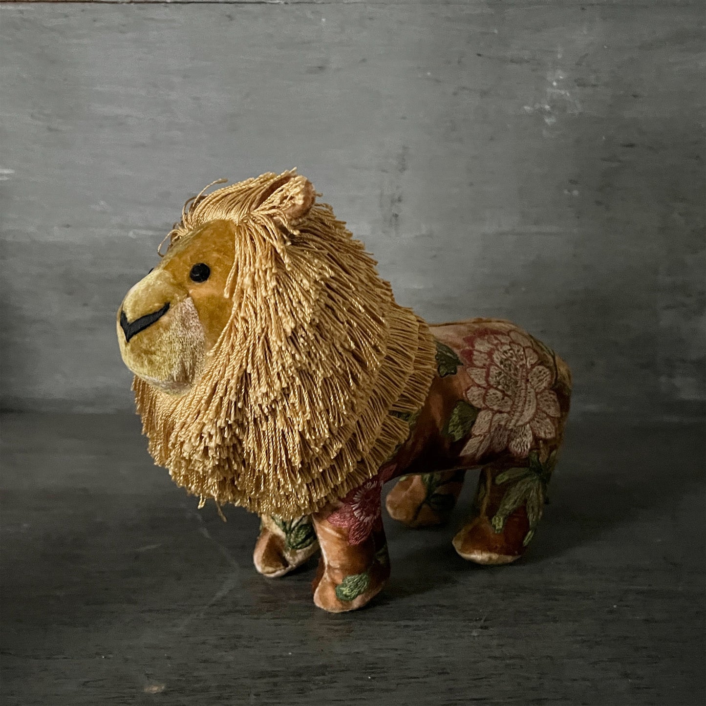 【Anke Drechsel】シルクベルベット Lion_Shaded Yellow