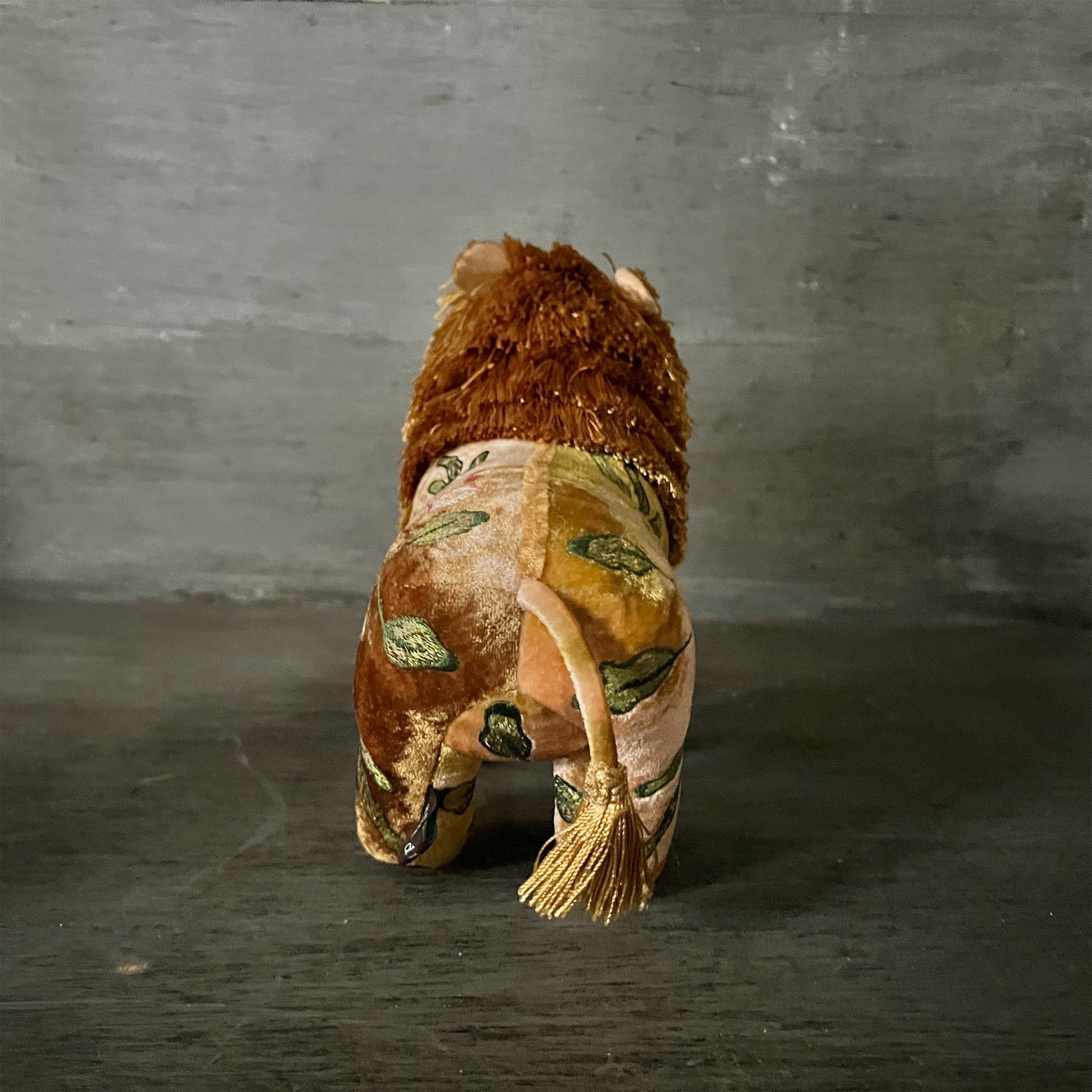 【Anke Drechsel】シルクベルベット Lion_Shaded Yellow