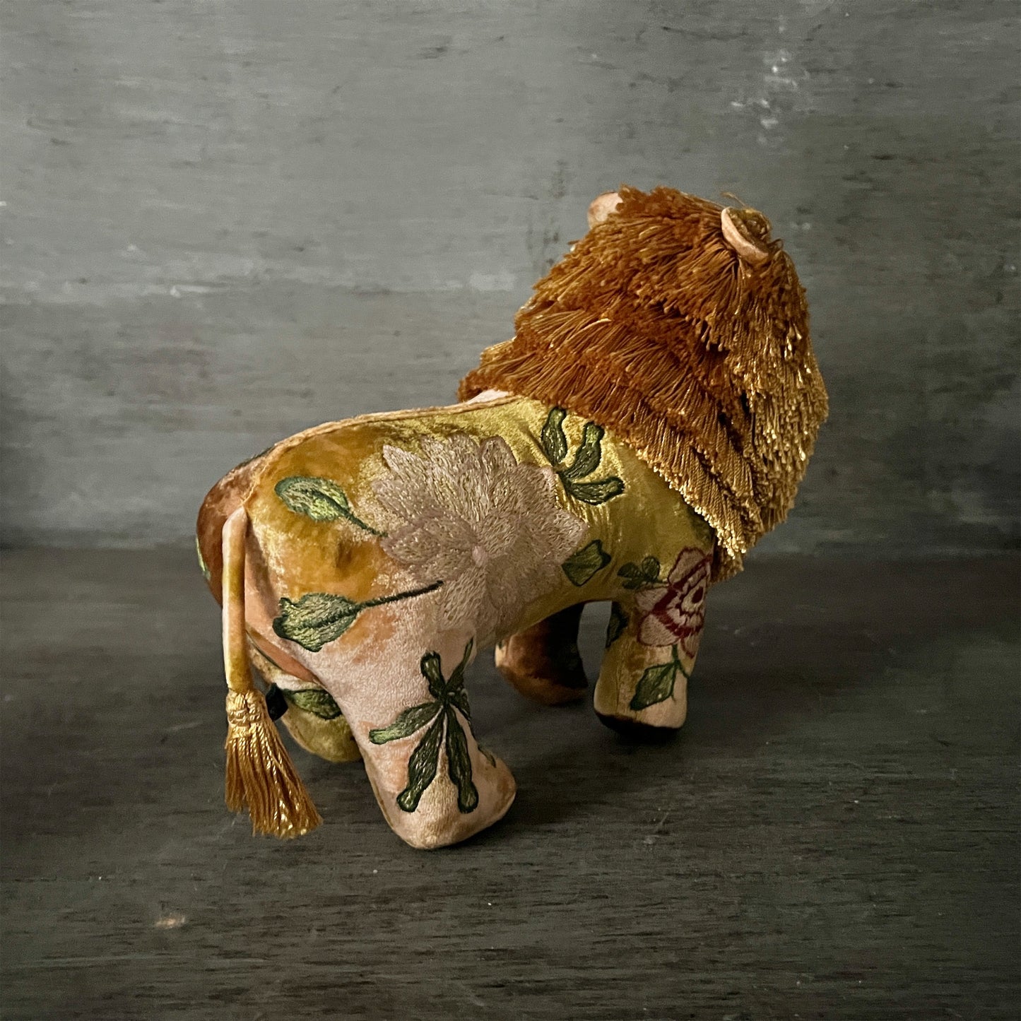 【Anke Drechsel】シルクベルベット Lion_Shaded Yellow