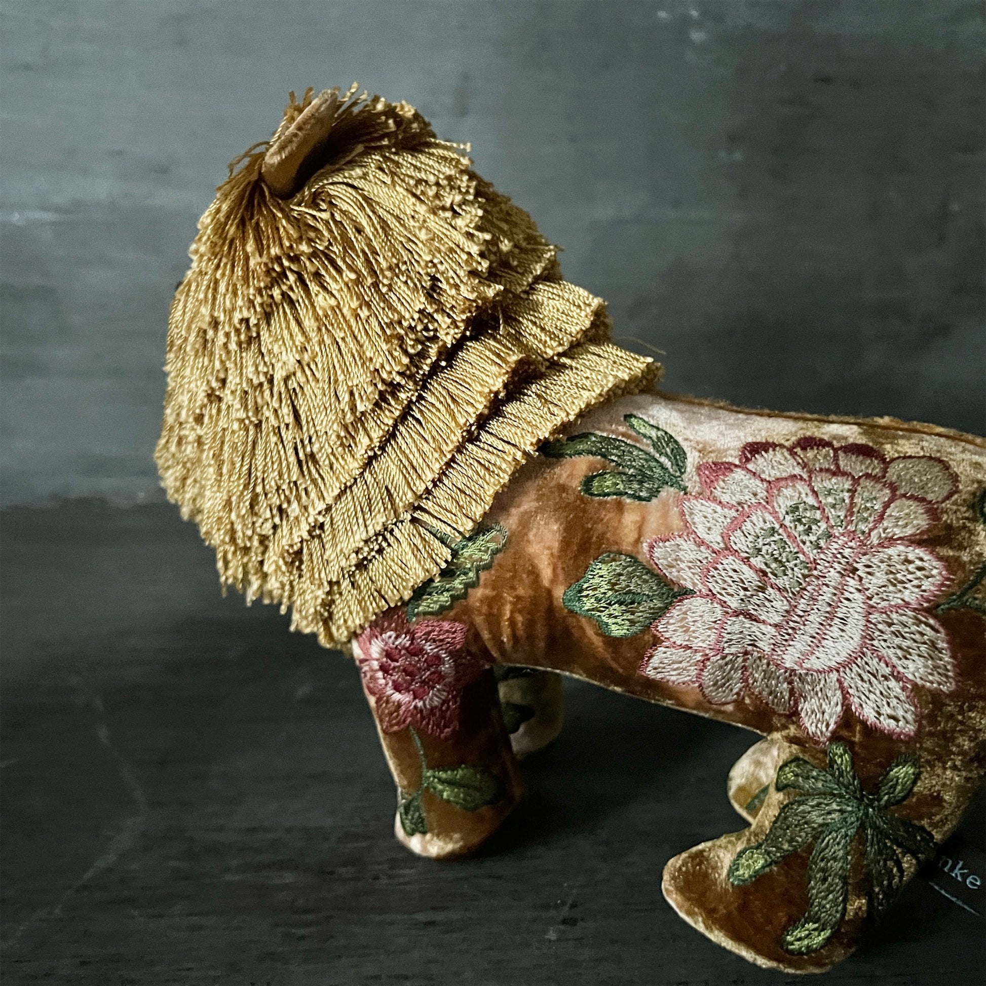 【Anke Drechsel】シルクベルベット Lion_Shaded Yellow