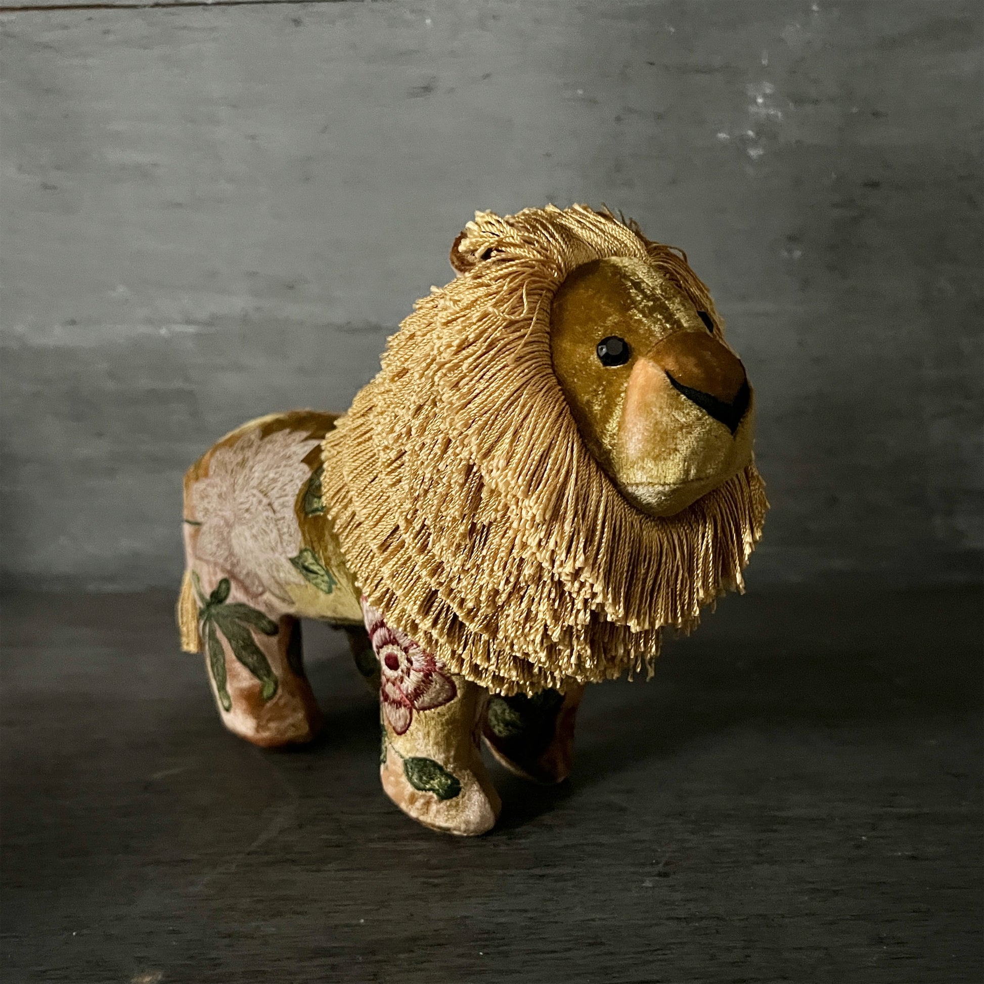【Anke Drechsel】シルクベルベット Lion_Shaded Yellow