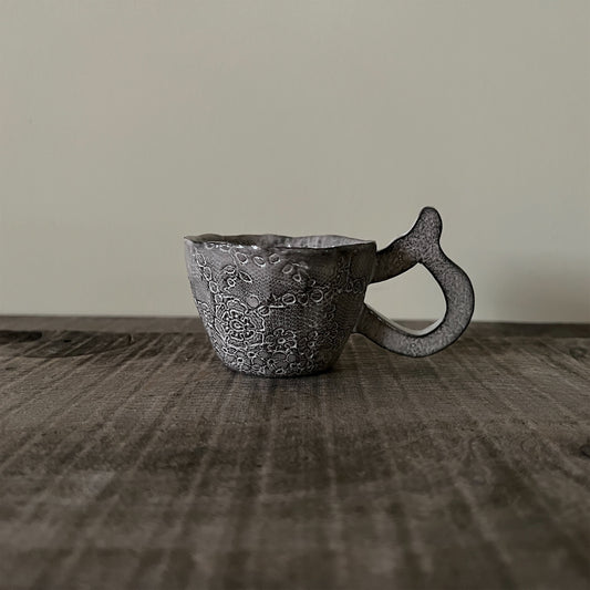【 Valerie Casado】ティーカップ C-Tasse a The_Noir-3