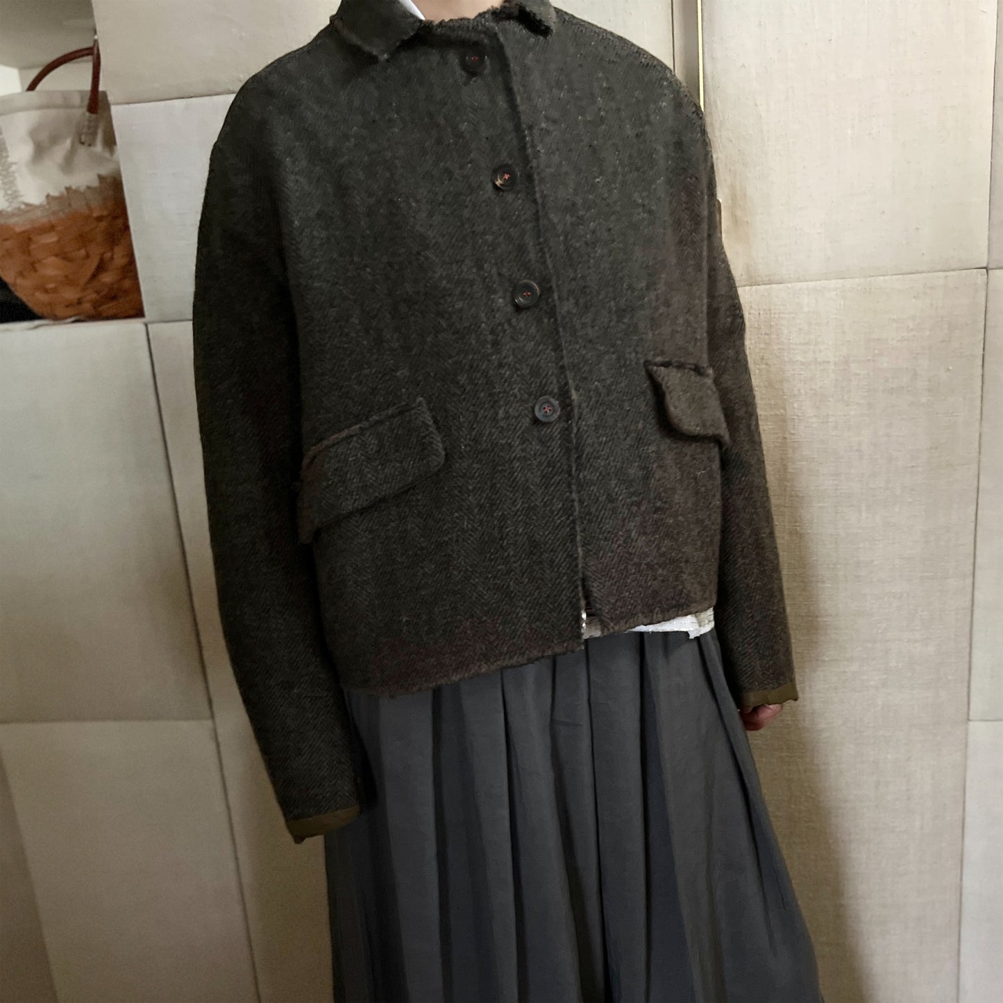 【H+ HANNOH WESSEL】Jacket Vada_Brown 43