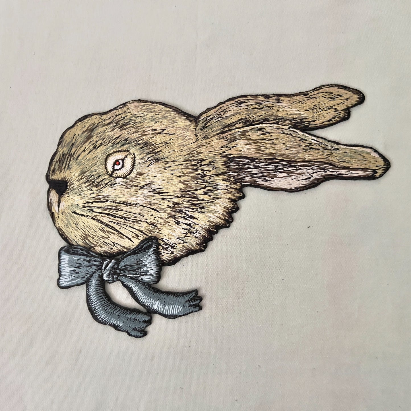 【ma.macaron】金色うさぎ 青リボン