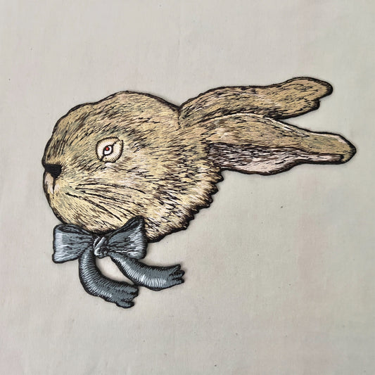 【ma.macaron】金色うさぎ 青リボン