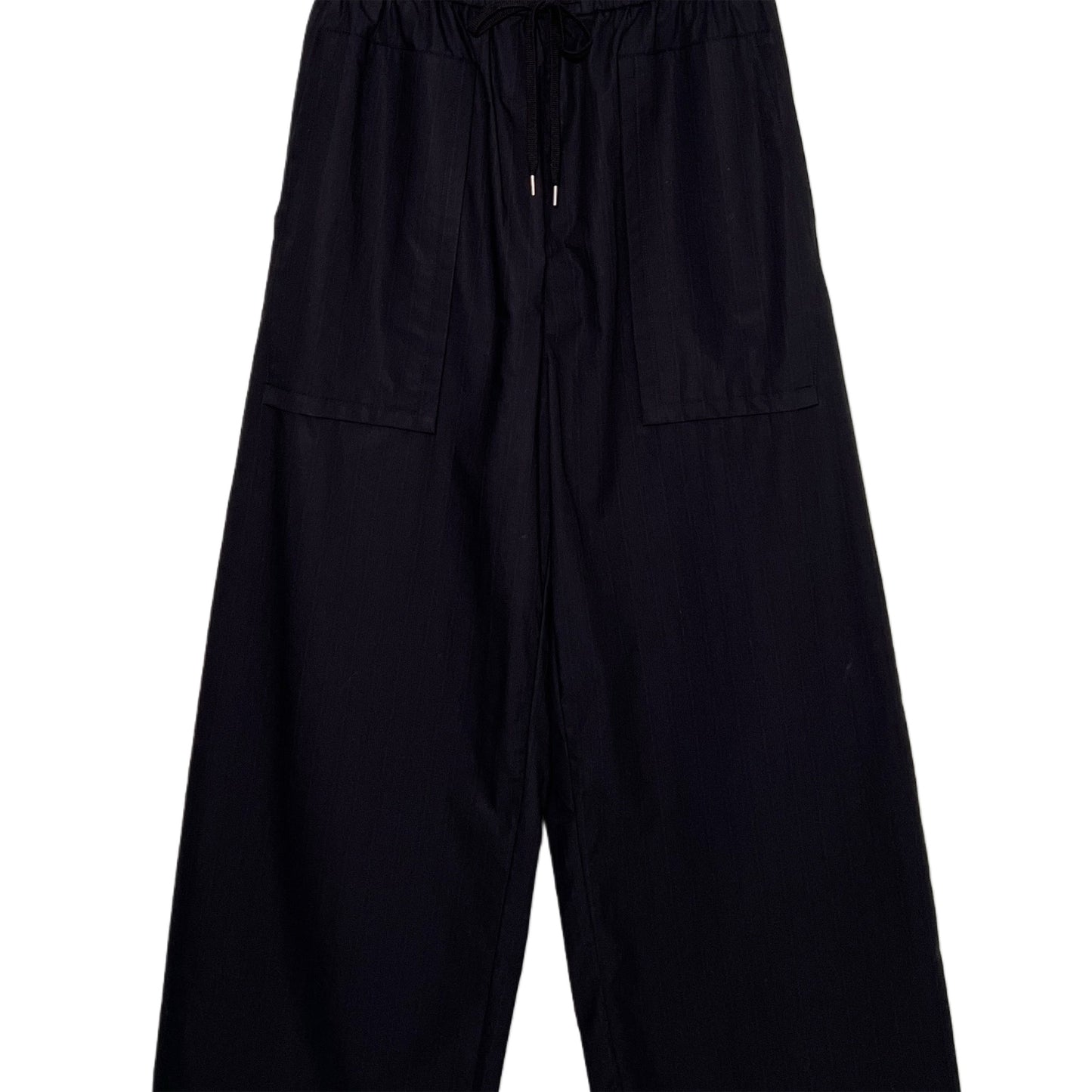 【ohta】black navy pants pt-50B