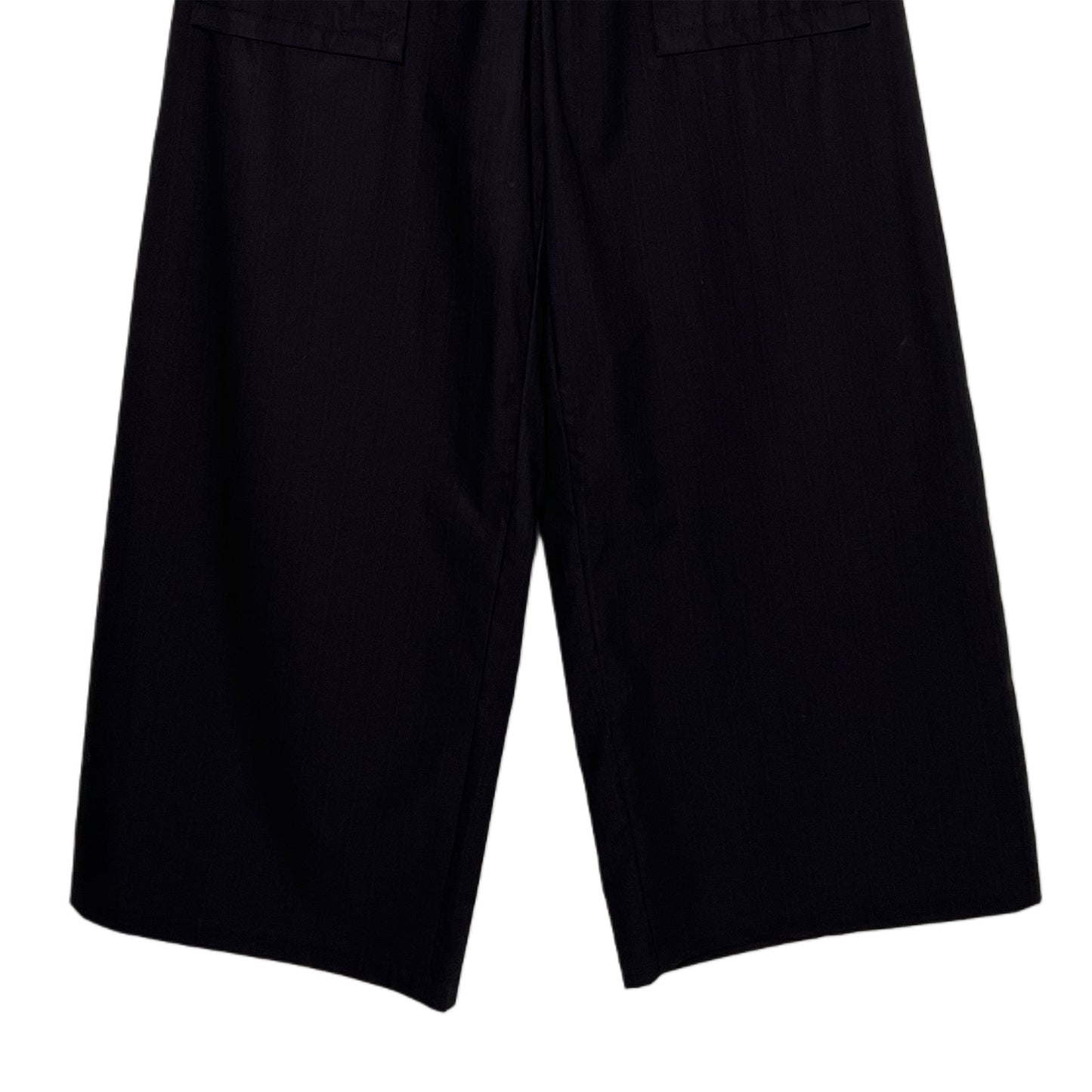 【ohta】black navy pants pt-50B