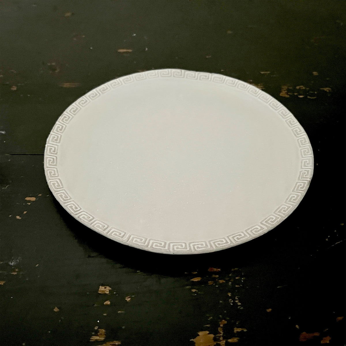 【Astier de Villatte】Grecque Dessert Plate