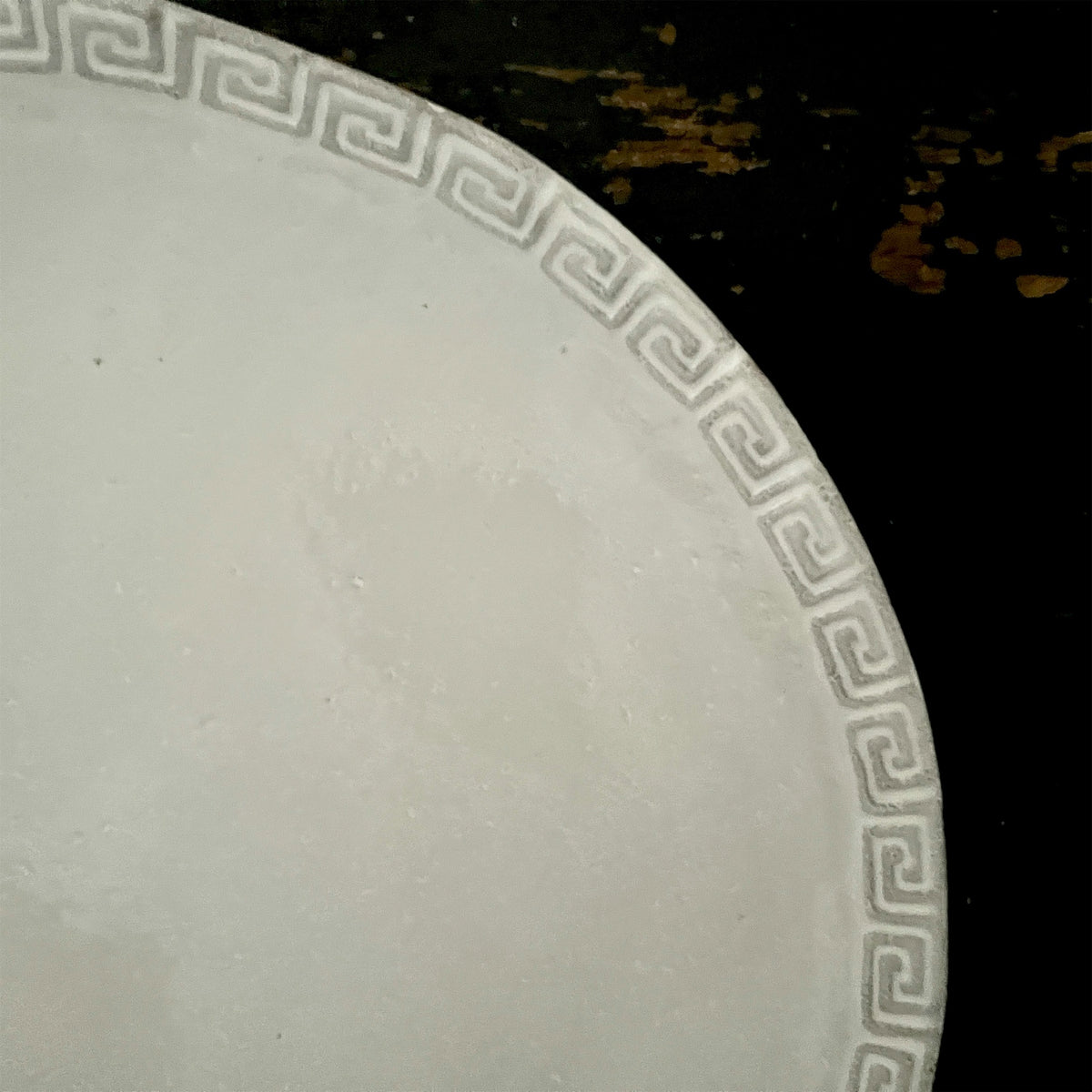 【Astier de Villatte】Grecque Dessert Plate