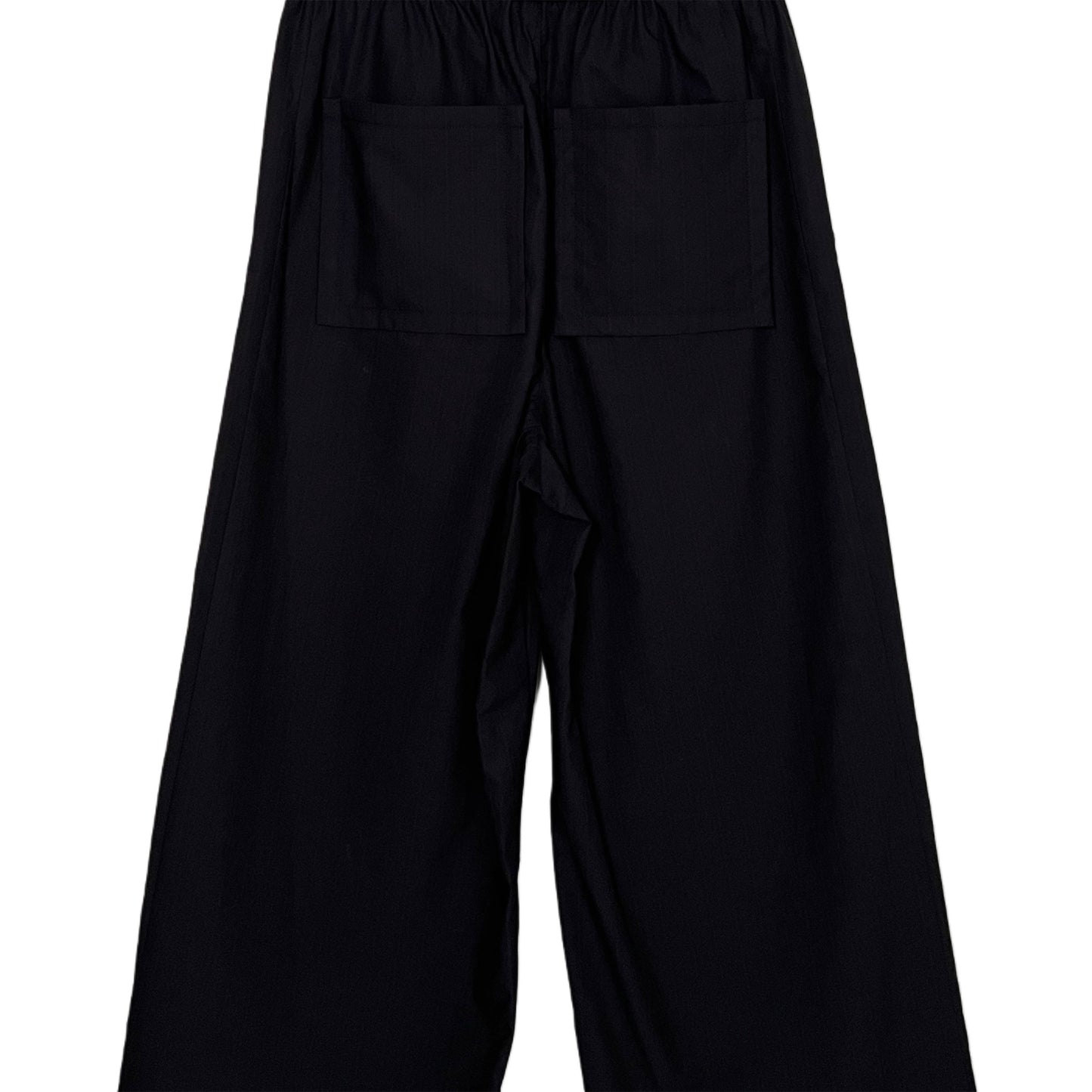 【ohta】black navy pants pt-50B