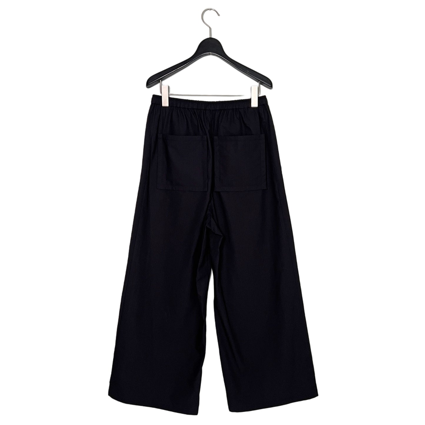 【ohta】black navy pants pt-50B