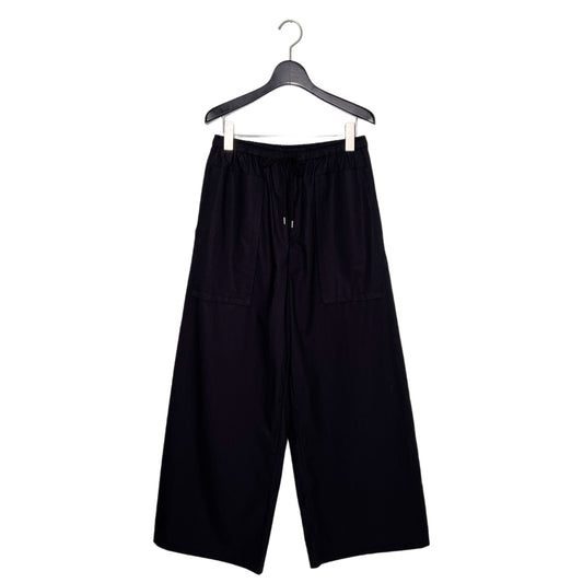 【ohta】black navy pants pt-50B