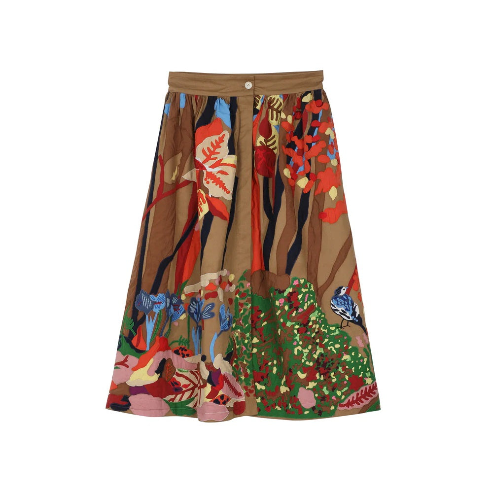 【Mii Collection】HAND EMBROIDERED SKIRT