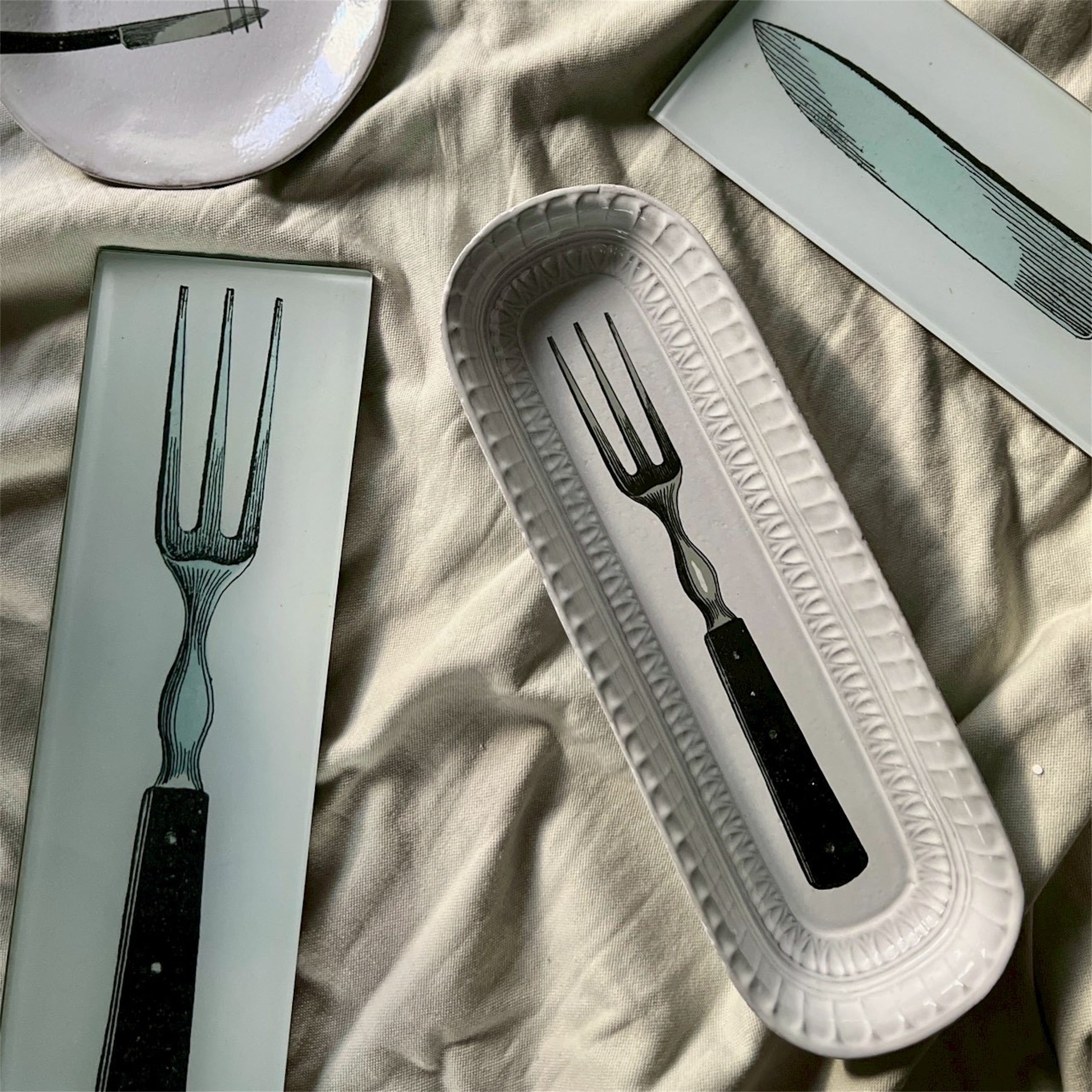 Astier de Villatte】John fork platter | フィールシーン / FEEL SEEN