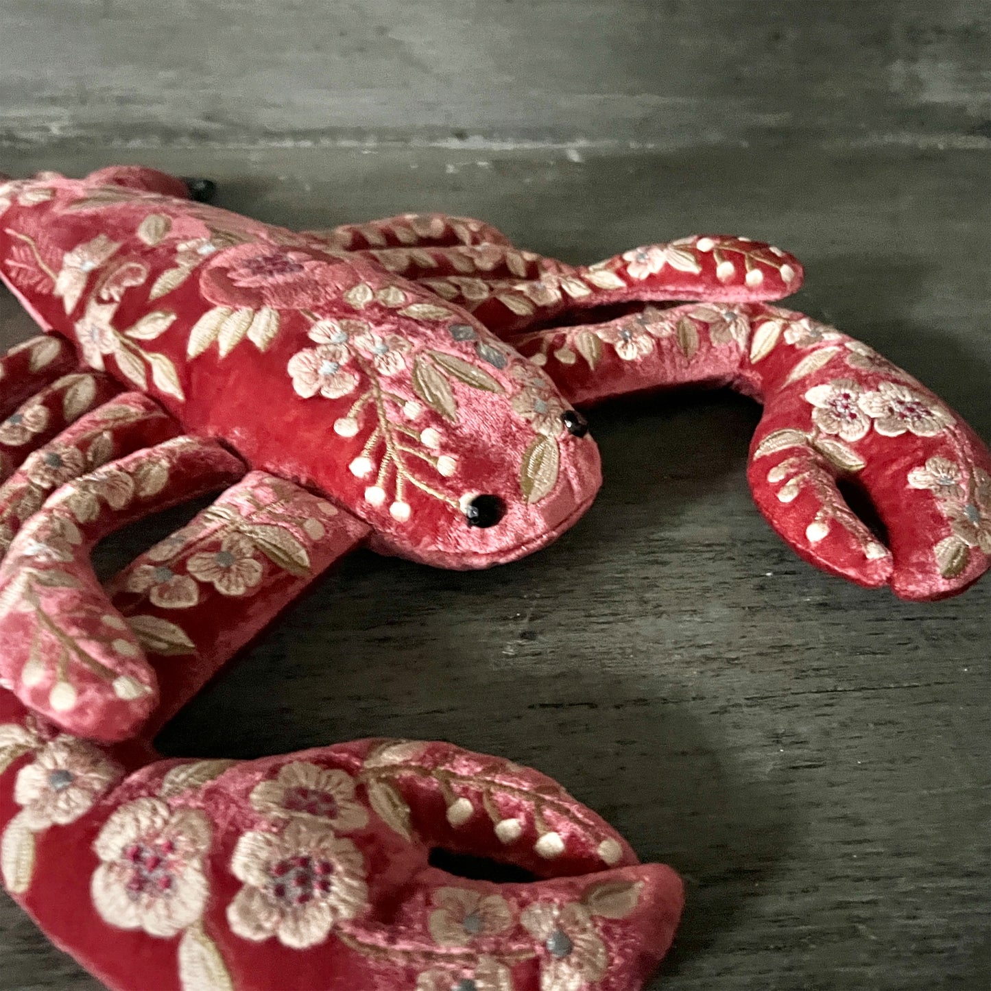 【Anke Drechsel】シルクベルベット Lobster_Watermelon