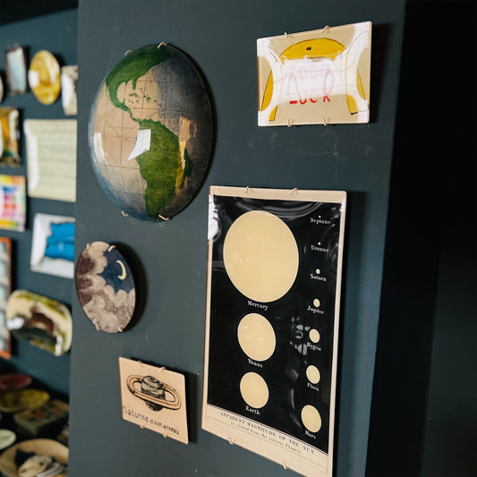 【JOHN DERIAN】デコパージュプレート Saturne_Tiny Tray