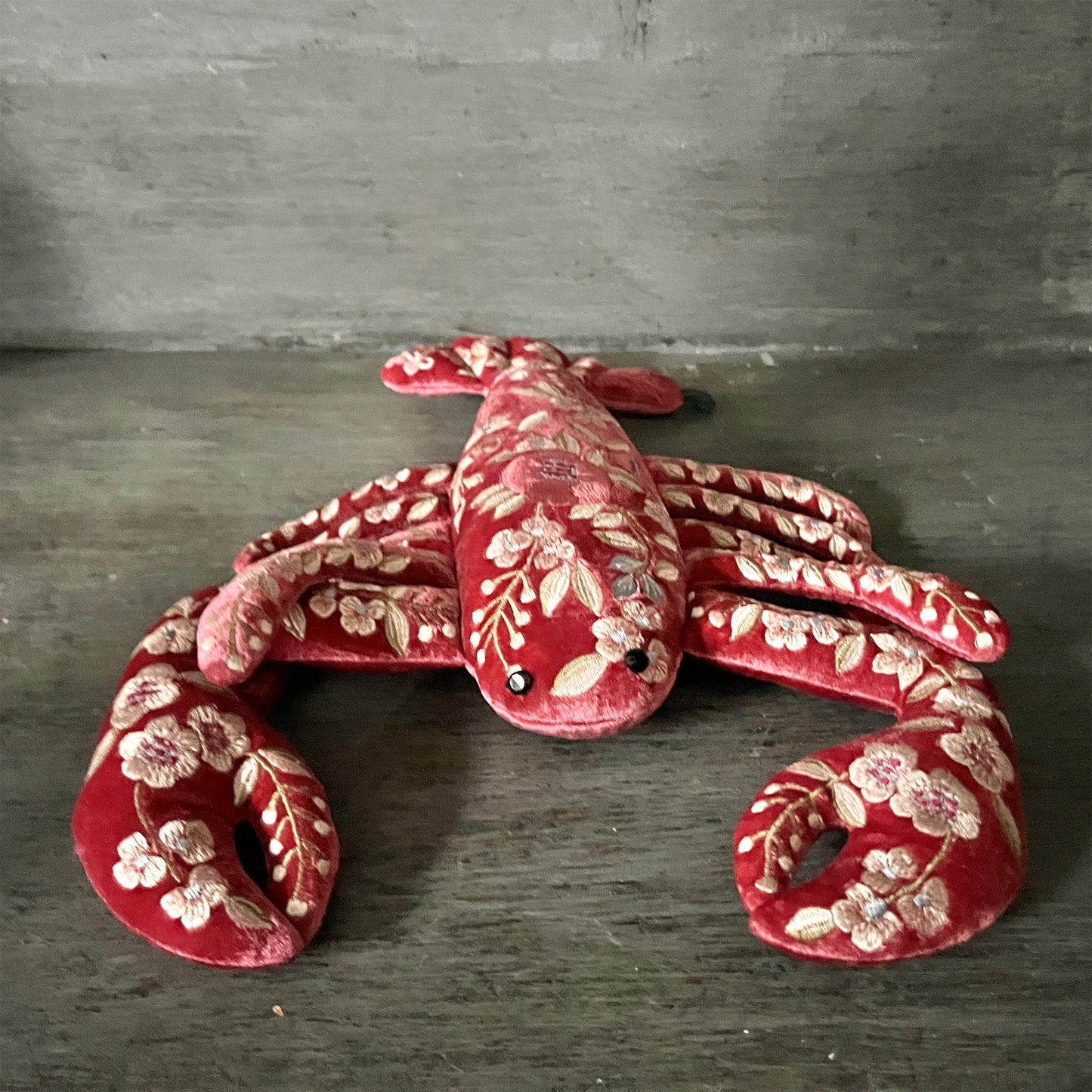 【Anke Drechsel】シルクベルベット Lobster_Watermelon