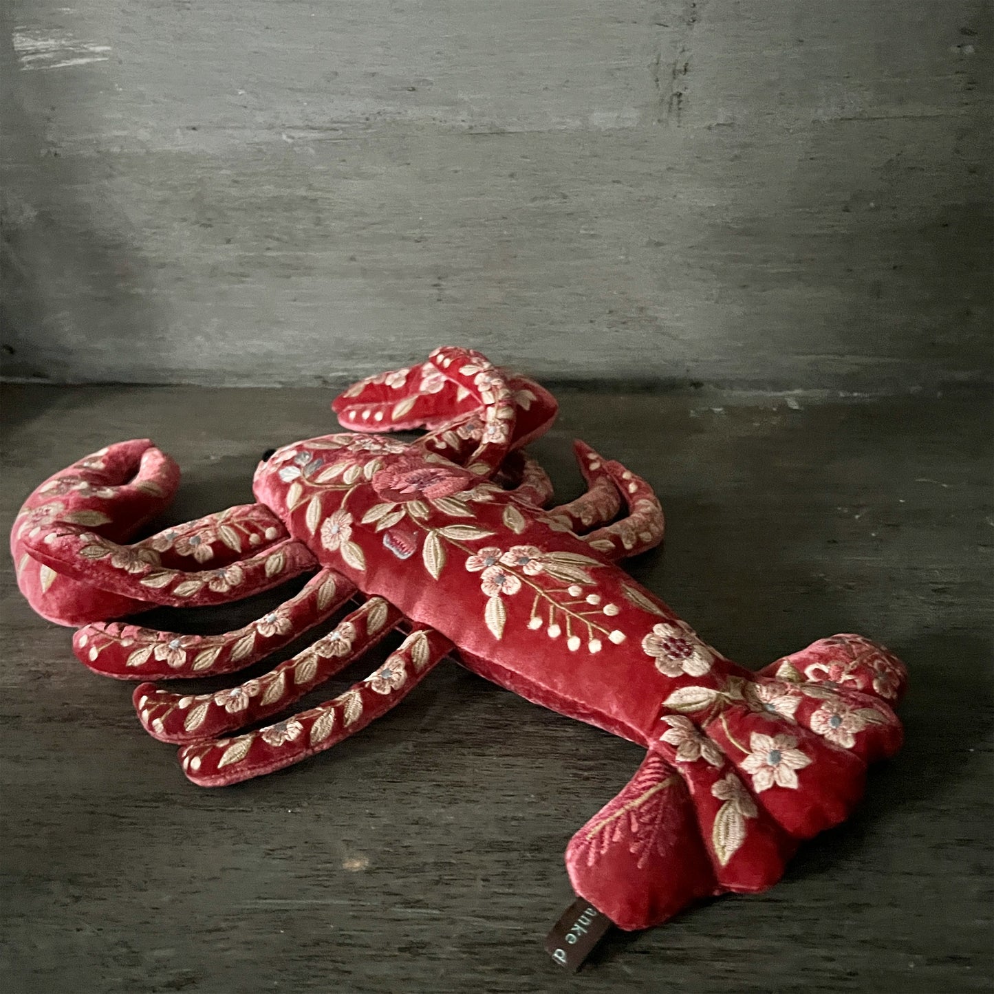 【Anke Drechsel】シルクベルベット Lobster_Watermelon