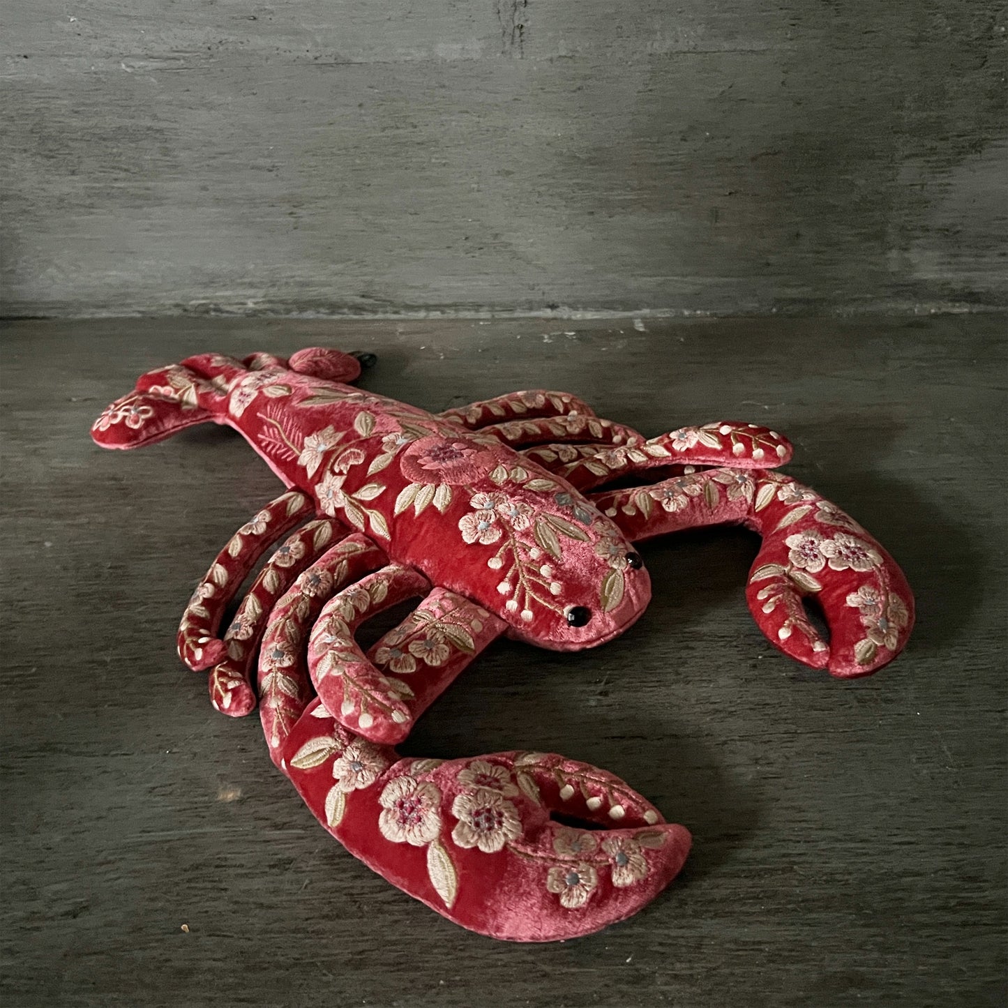 【Anke Drechsel】シルクベルベット Lobster_Watermelon