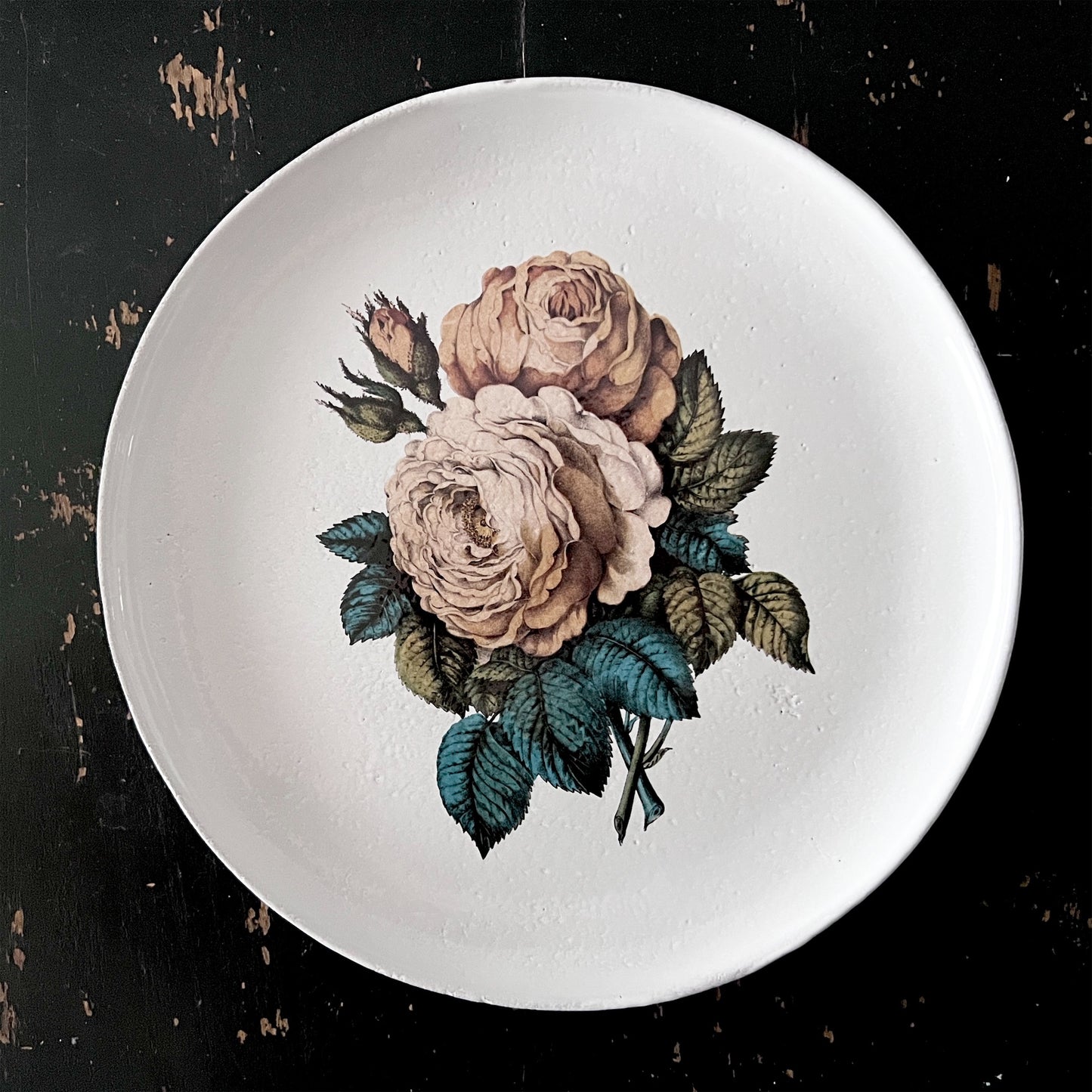 【Astier de Villatte】Sepia Rose プレート