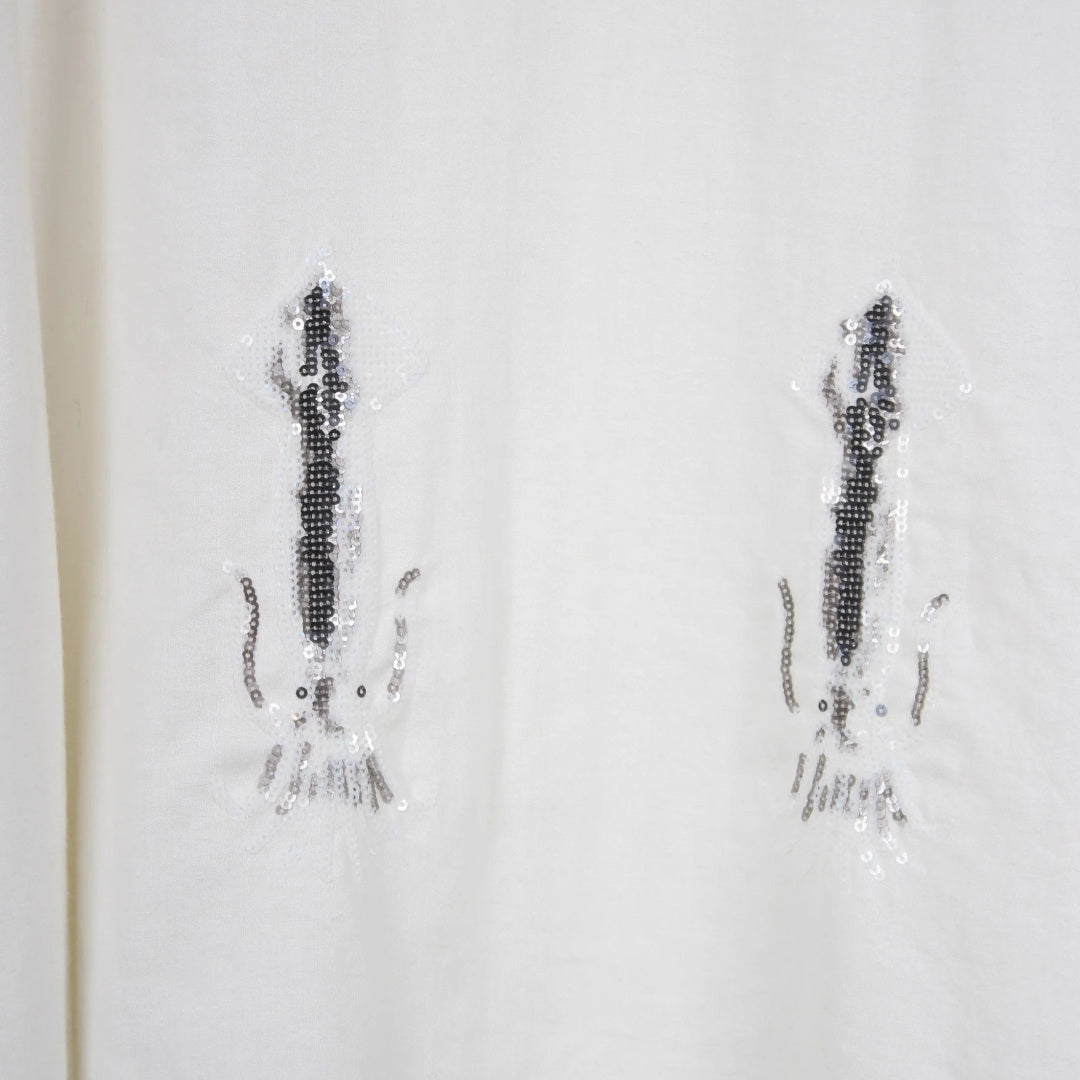 【ohta】ika white shirts st-116W
