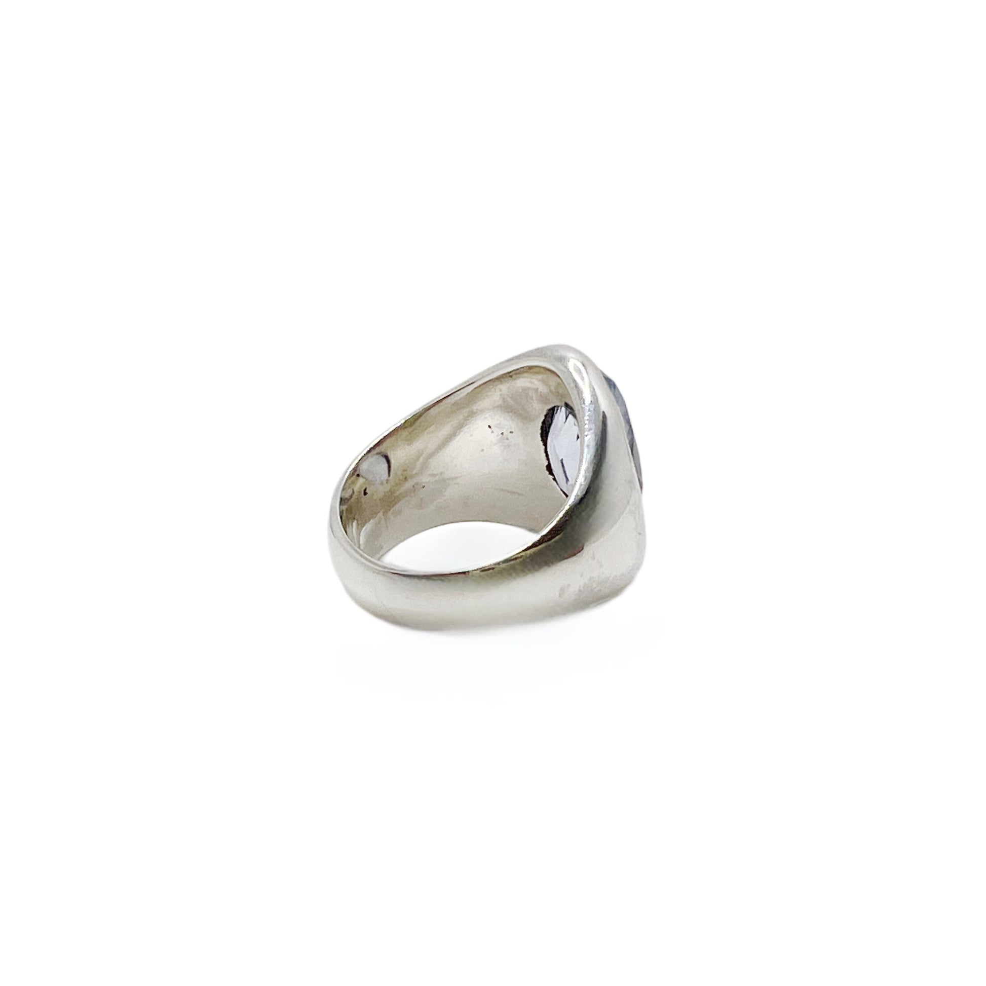 【Helena Rohner】oval faceted stone silver ring