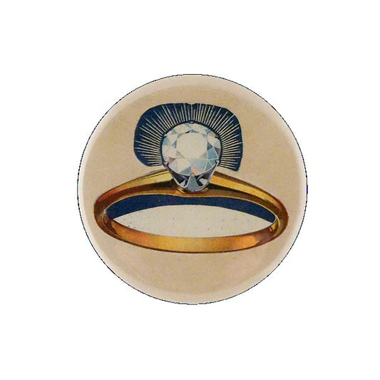 【JOHN DERIAN】ポケットミラーBlue Glow Ring Dish