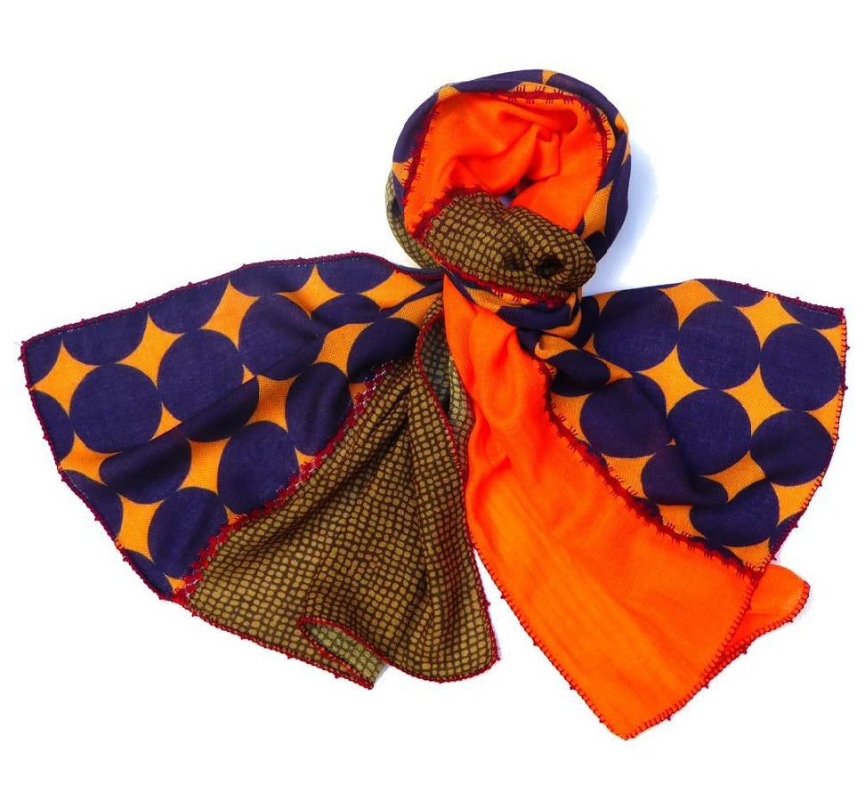 【Leo Atlante】OUPS Scarf_marine