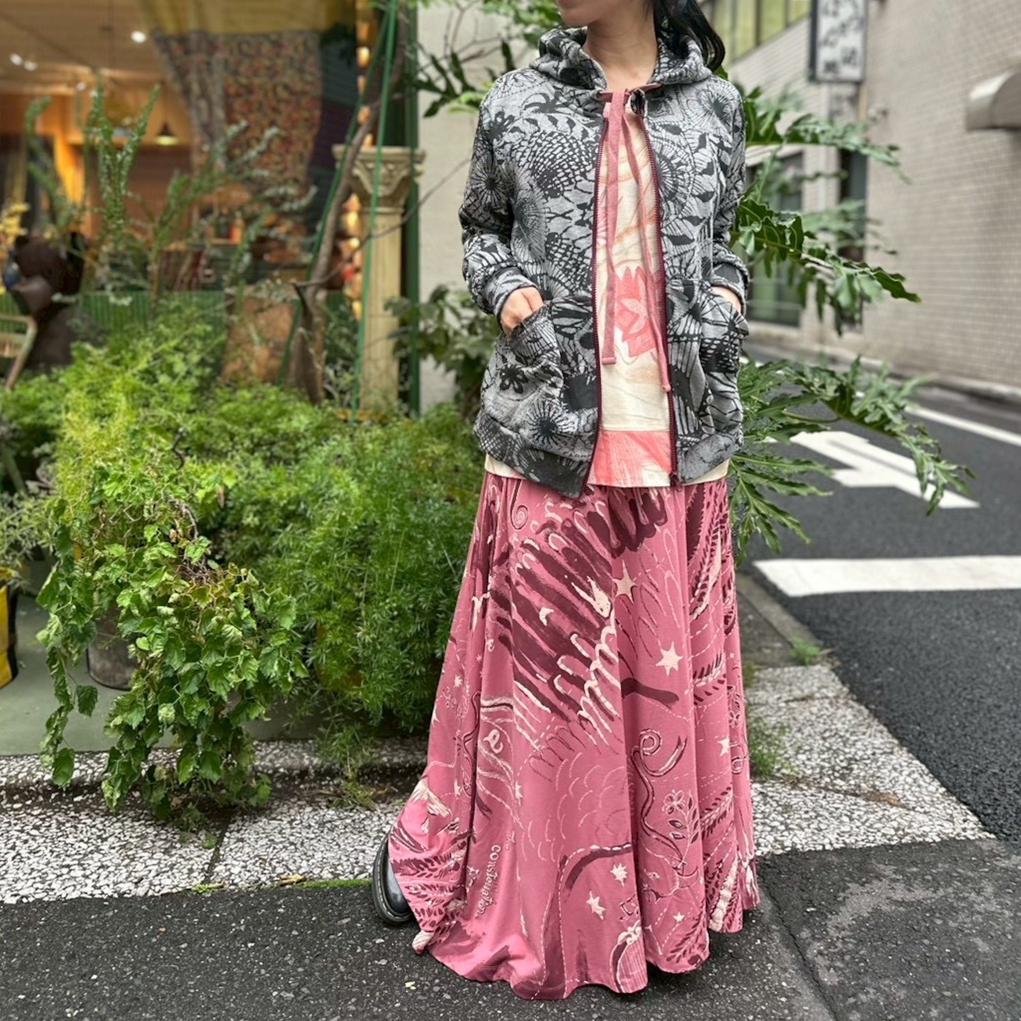 Juana de Arco フォアナデアルコ　カーディガン　ベスト　花柄　可愛い Juana de Arco フォアナデアルコ カーディガン ベスト 花柄 可愛い